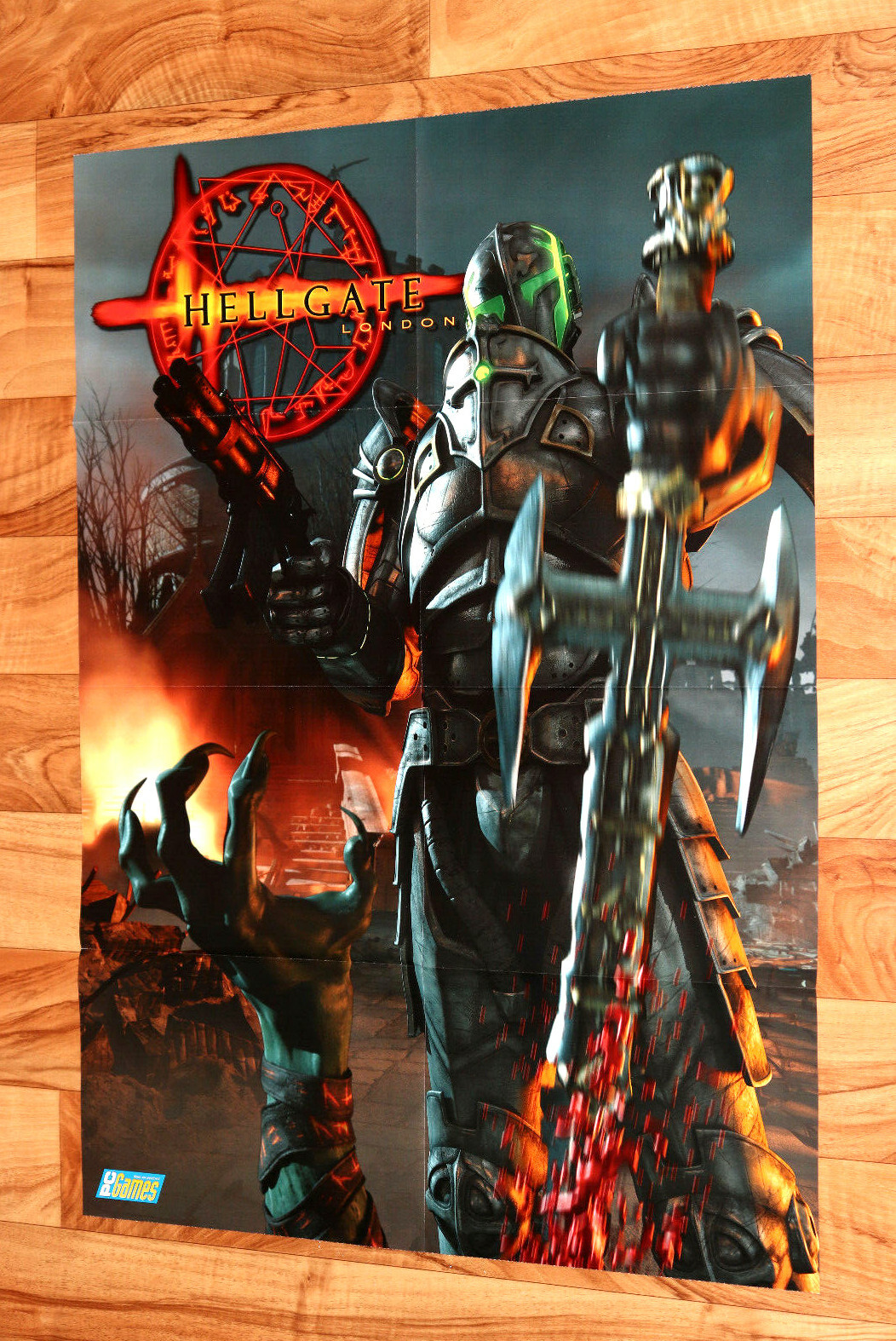 Hellgate London Blizzard Entertainment Very Rare double sided Poster 56x76cm