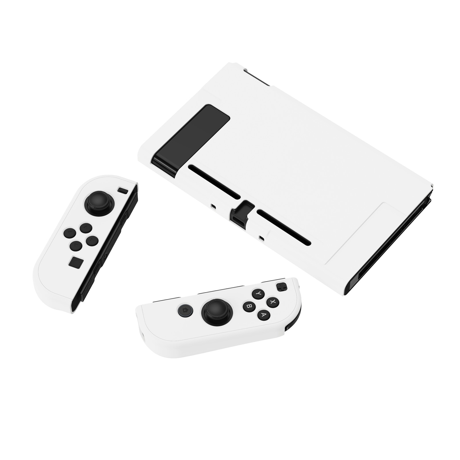 PlayVital Glossy Back Cover for Nintendo Switch Console NS Joycon Hard Shell