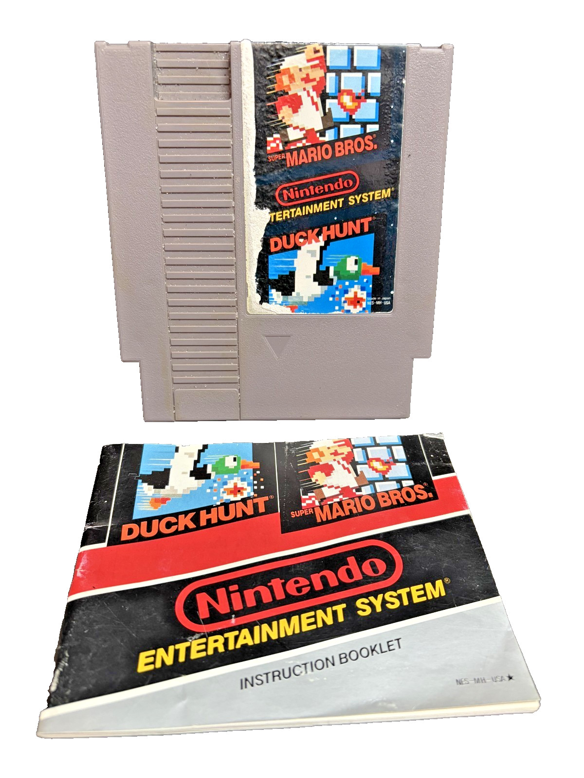 Super Mario Bros Duck Hunt NES Nintendo 1988 2-in-1 Authentic NTSC Vtg