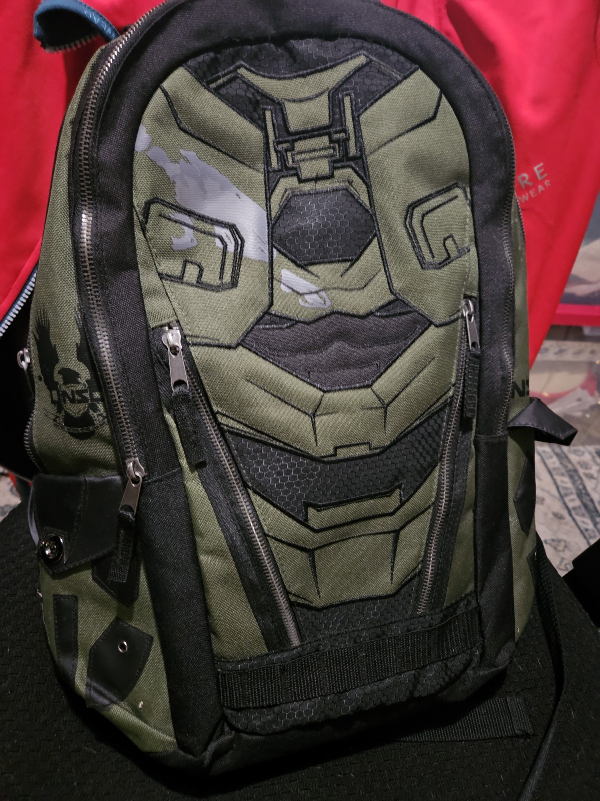 2015 Halo Master Chief Backpack 63632 Clean, Good Condition, Read Description