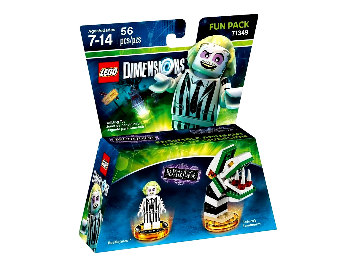 LEGO Dimensions Beetlejuice & Saturn’s Sandworm Fun Pack 71349 Minifigure – New