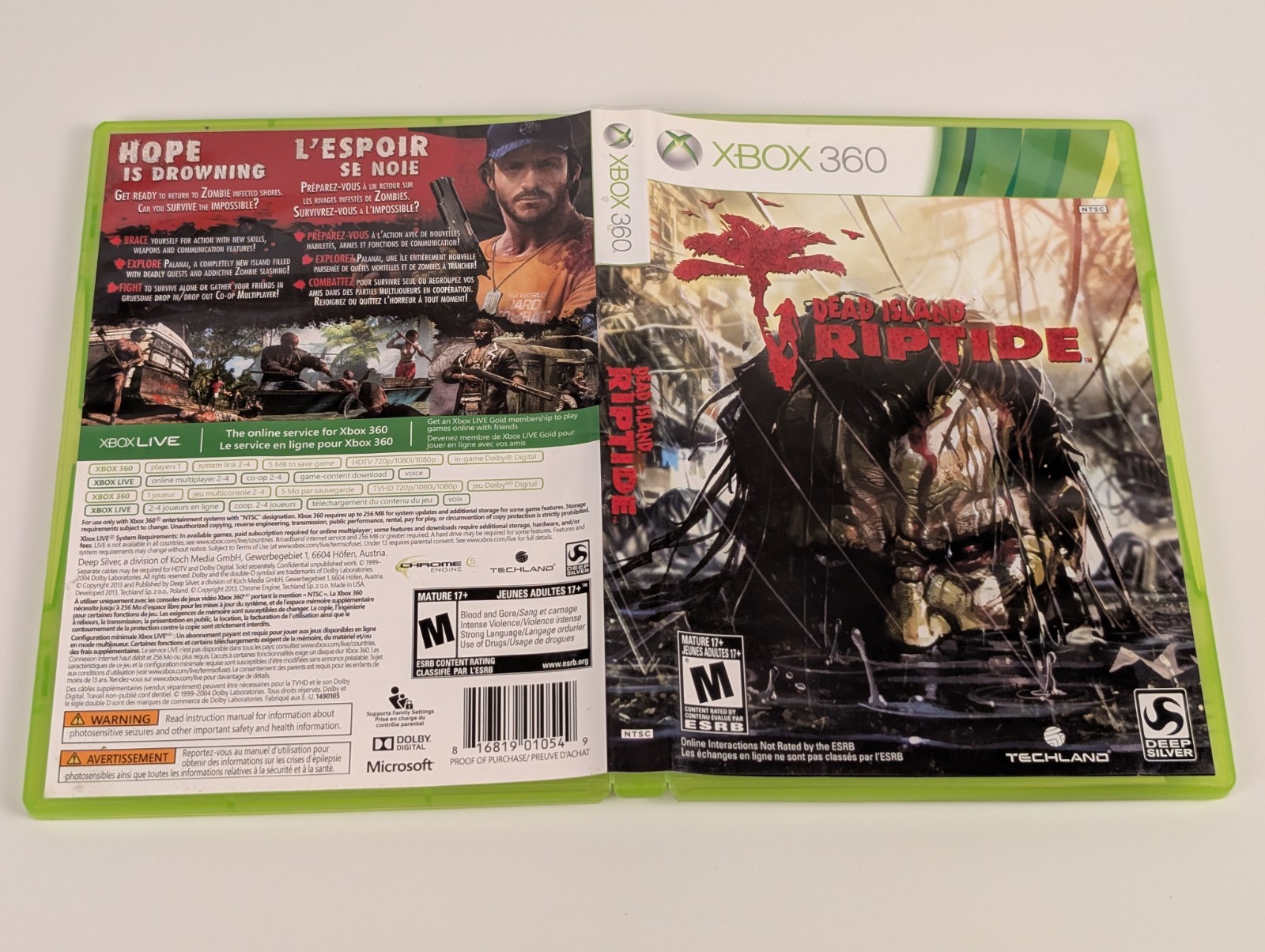 Dead Island: Riptide (Microsoft Xbox 360)➡️CIB – Tested – Near Mint 📀!