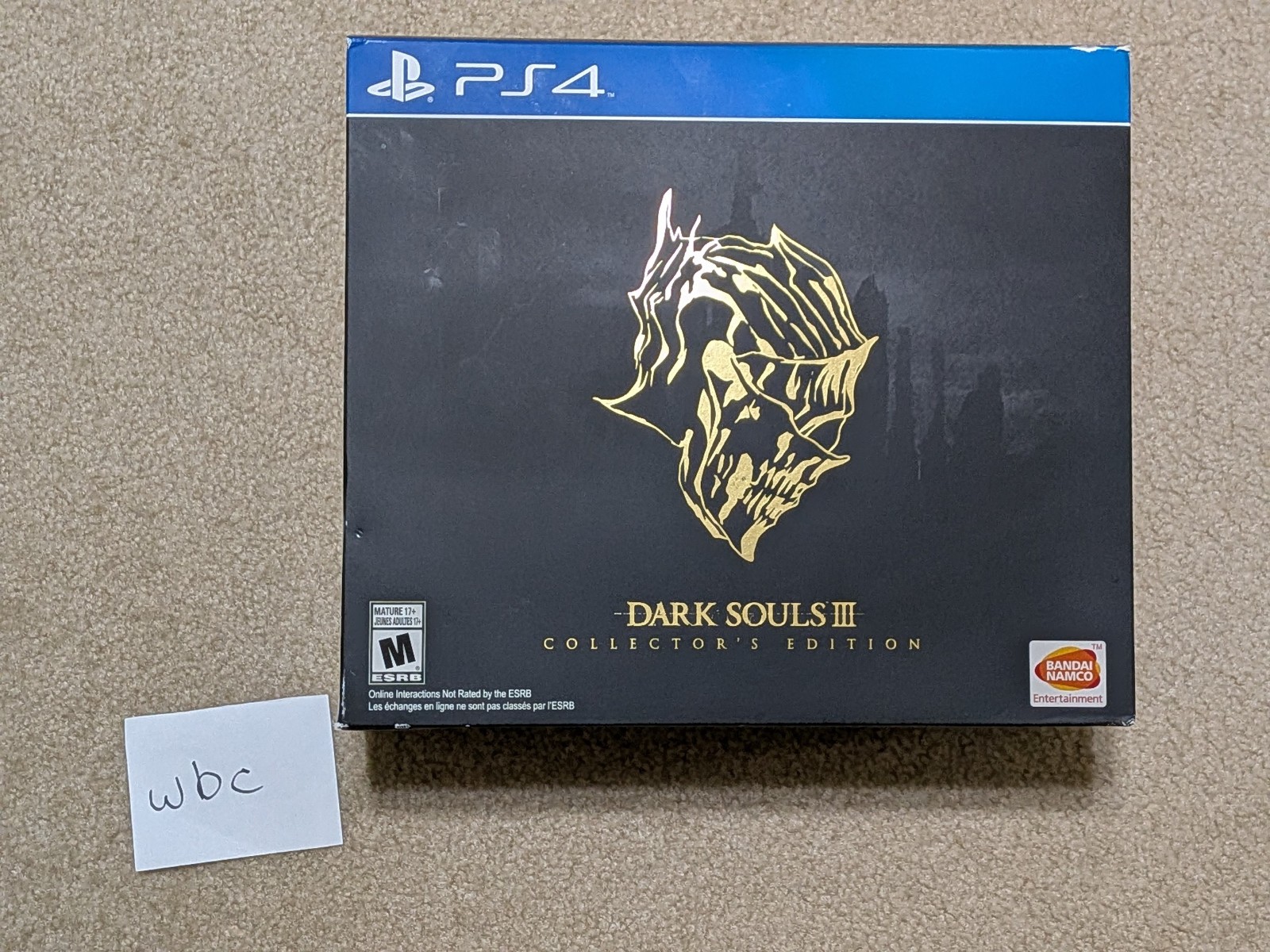 Dark Souls 3 Collector’s Edition for Sony Playstation 4 PS4 CIB Complete In Box