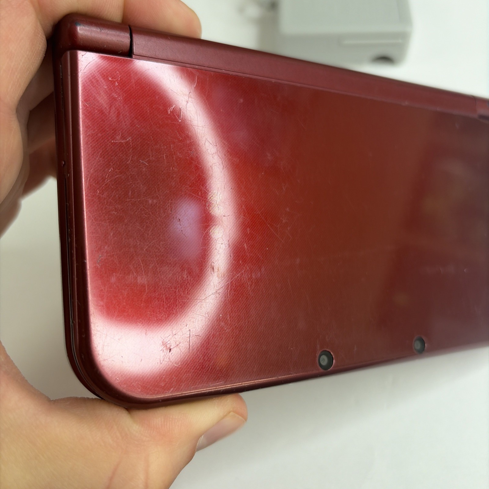 New Nintendo 3DS XL Red Console US Model – Top IPS Tested! W Charger Stylus