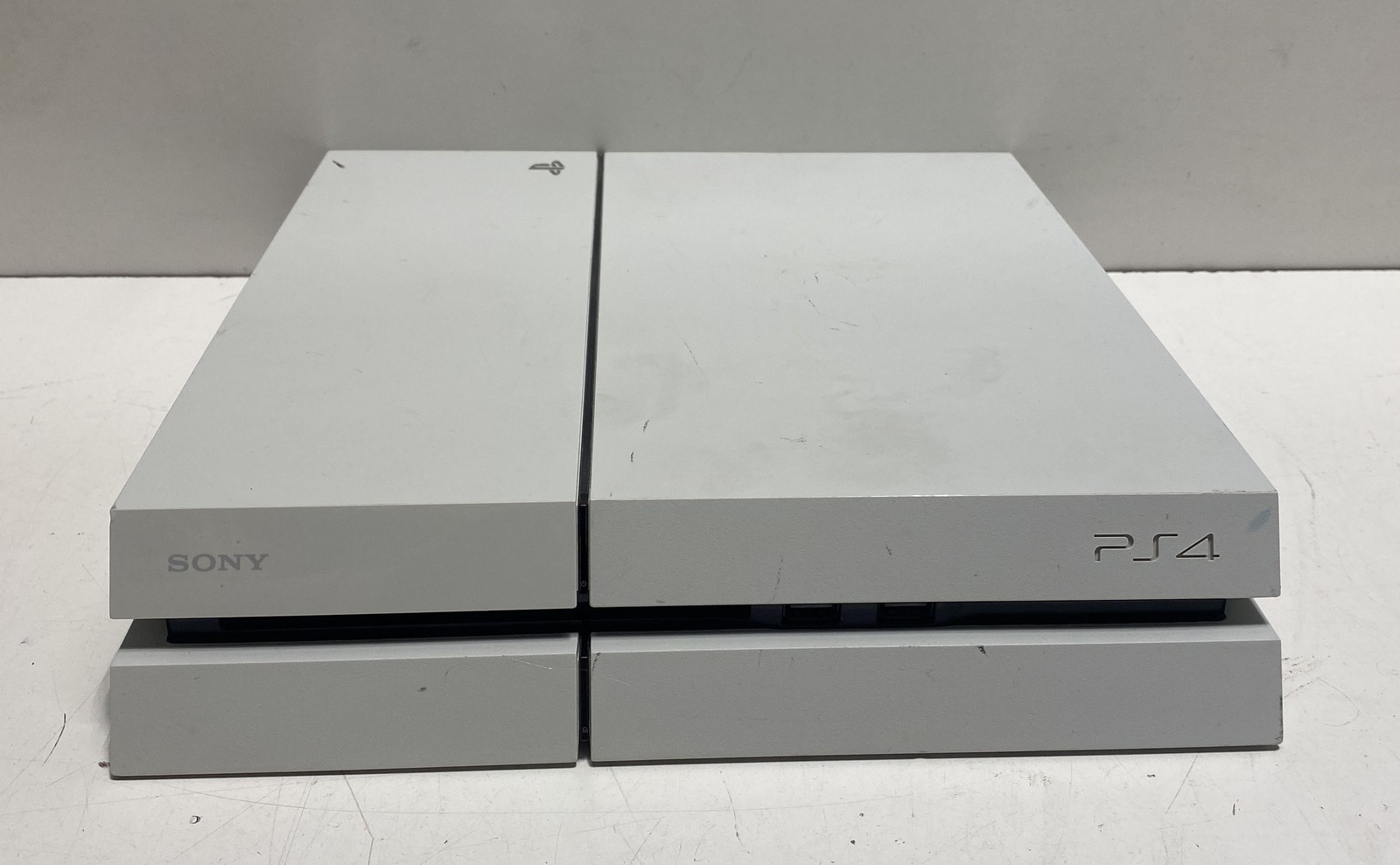 Sony PlayStation 4 PS4 Console Glacier White CUH-1115A Blue Camo Controller
