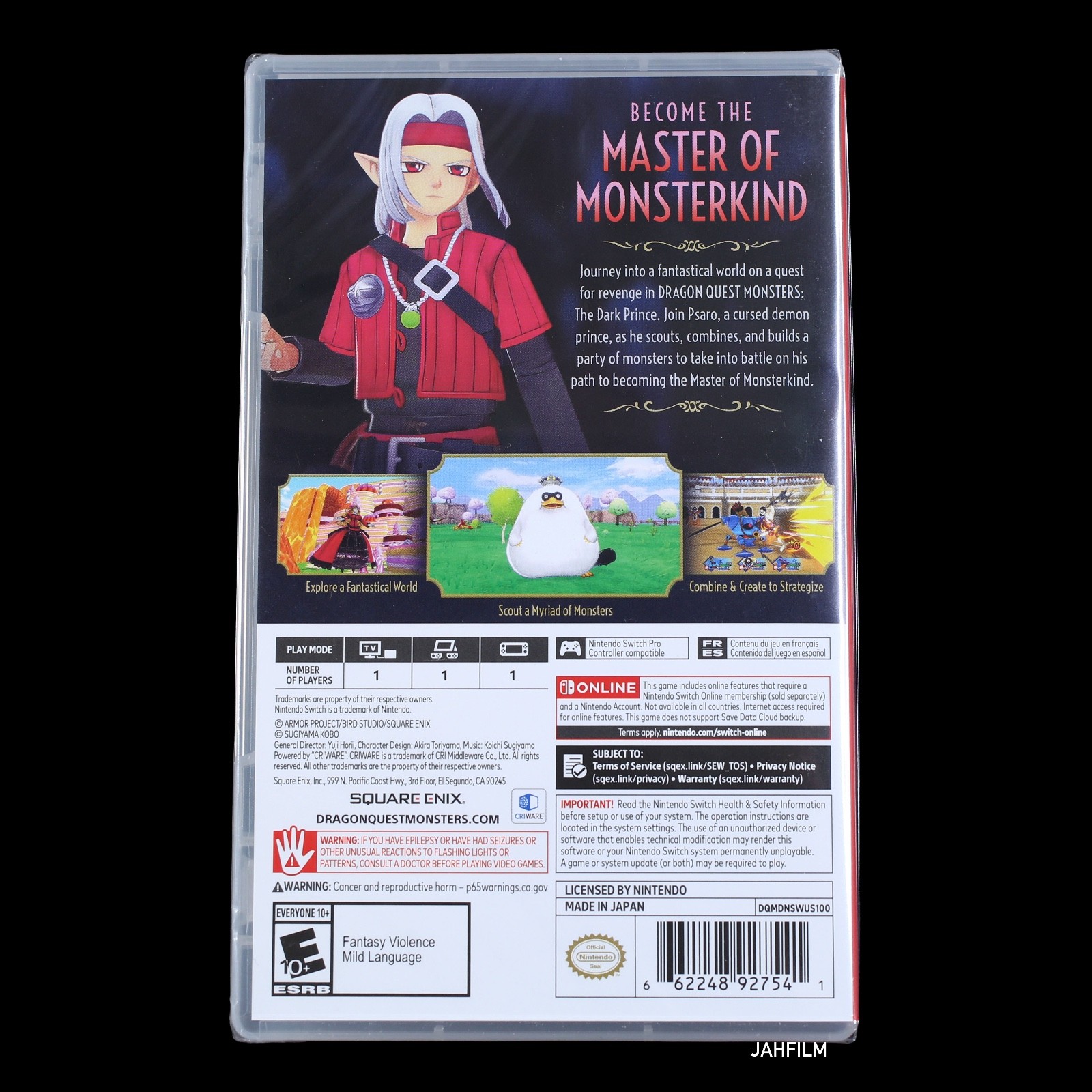 Nintendo Switch – Dragon Quest Monsters The Dark Prince – Brand New