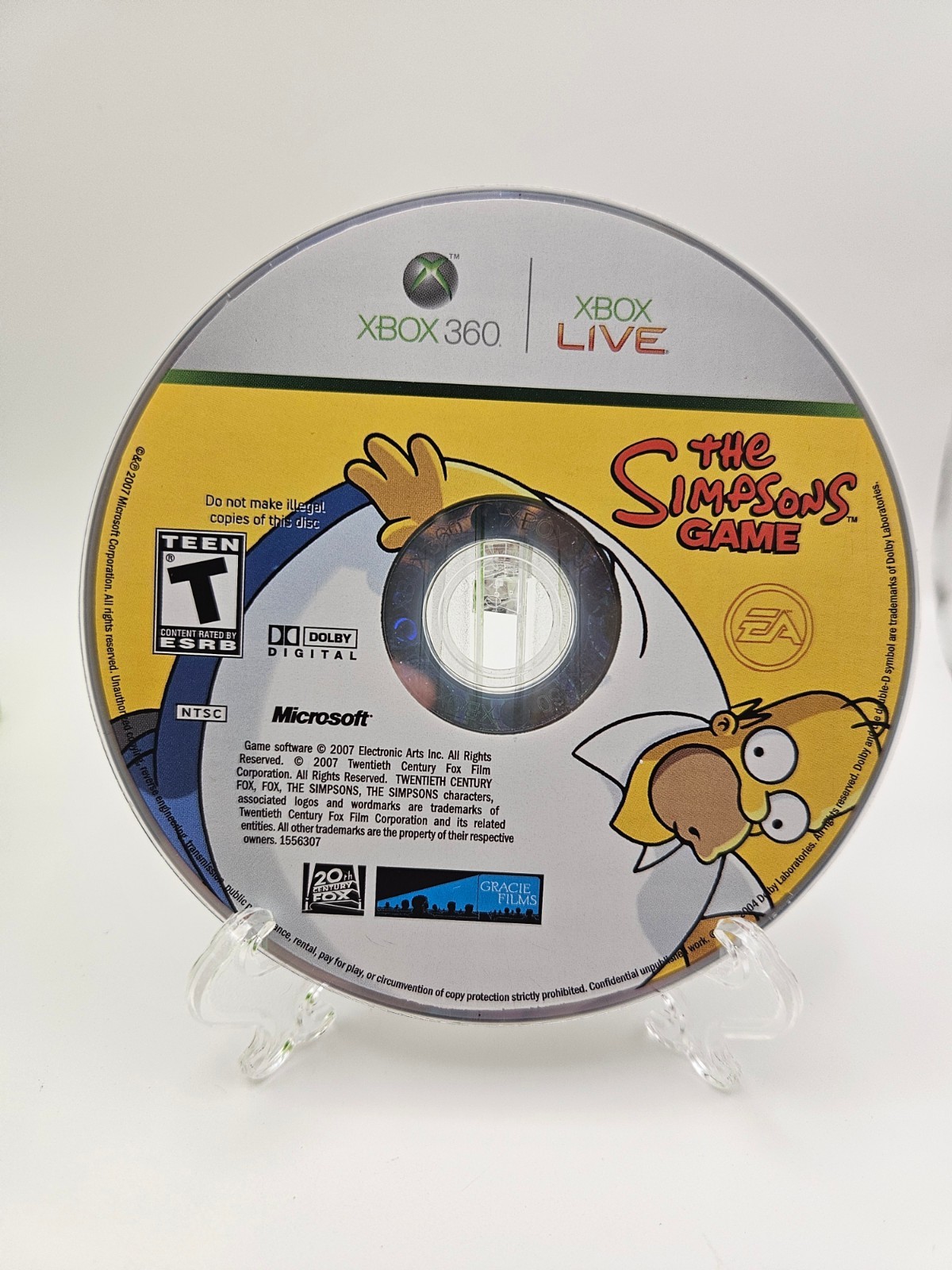 The Simpsons Game (Xbox 360, 2007) CIB Complete – Tested Excellent