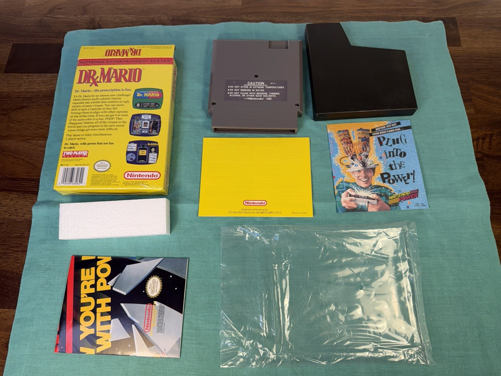 Dr. Mario (Nintendo NES, 1990) CIB Complete With Inserts Authentic