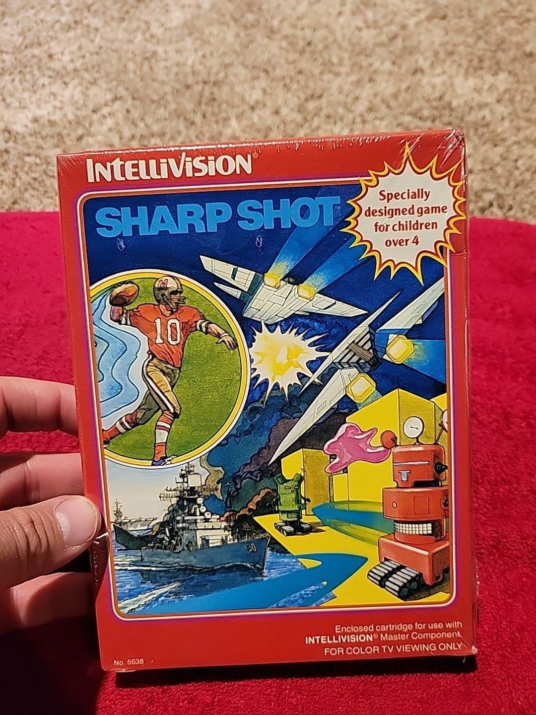 NOS Factory Sealed SHARP SHOT Intellivision Video Game Mint A+ RARE