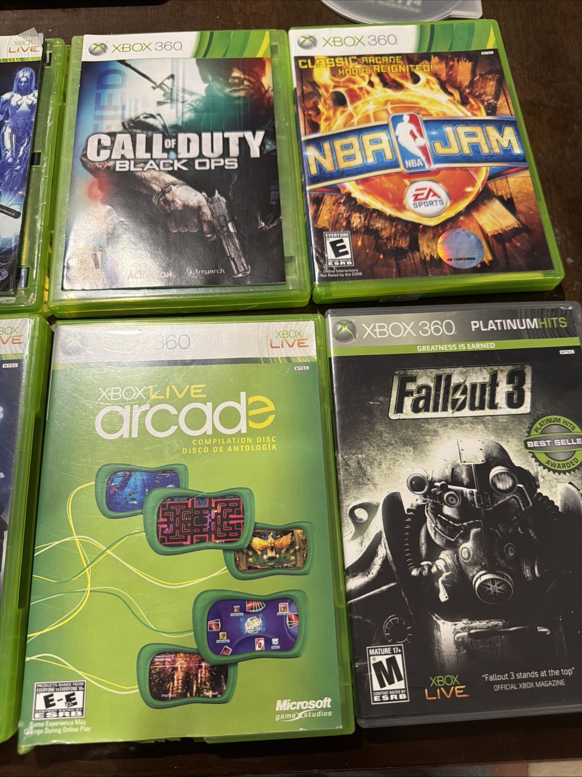 Lot of 9 Popular Microsoft Xbox 360 Games