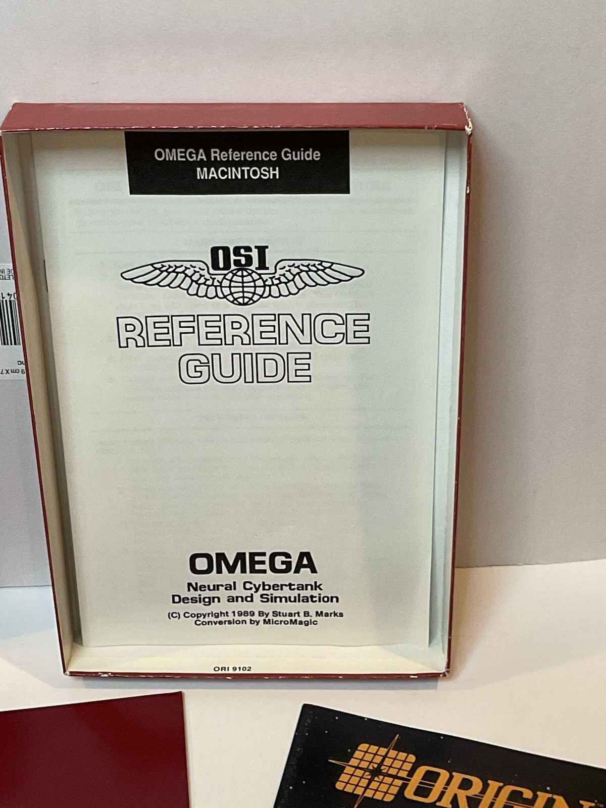 Vintage Macintosh Simulator Software Omega ORIGIN Systems