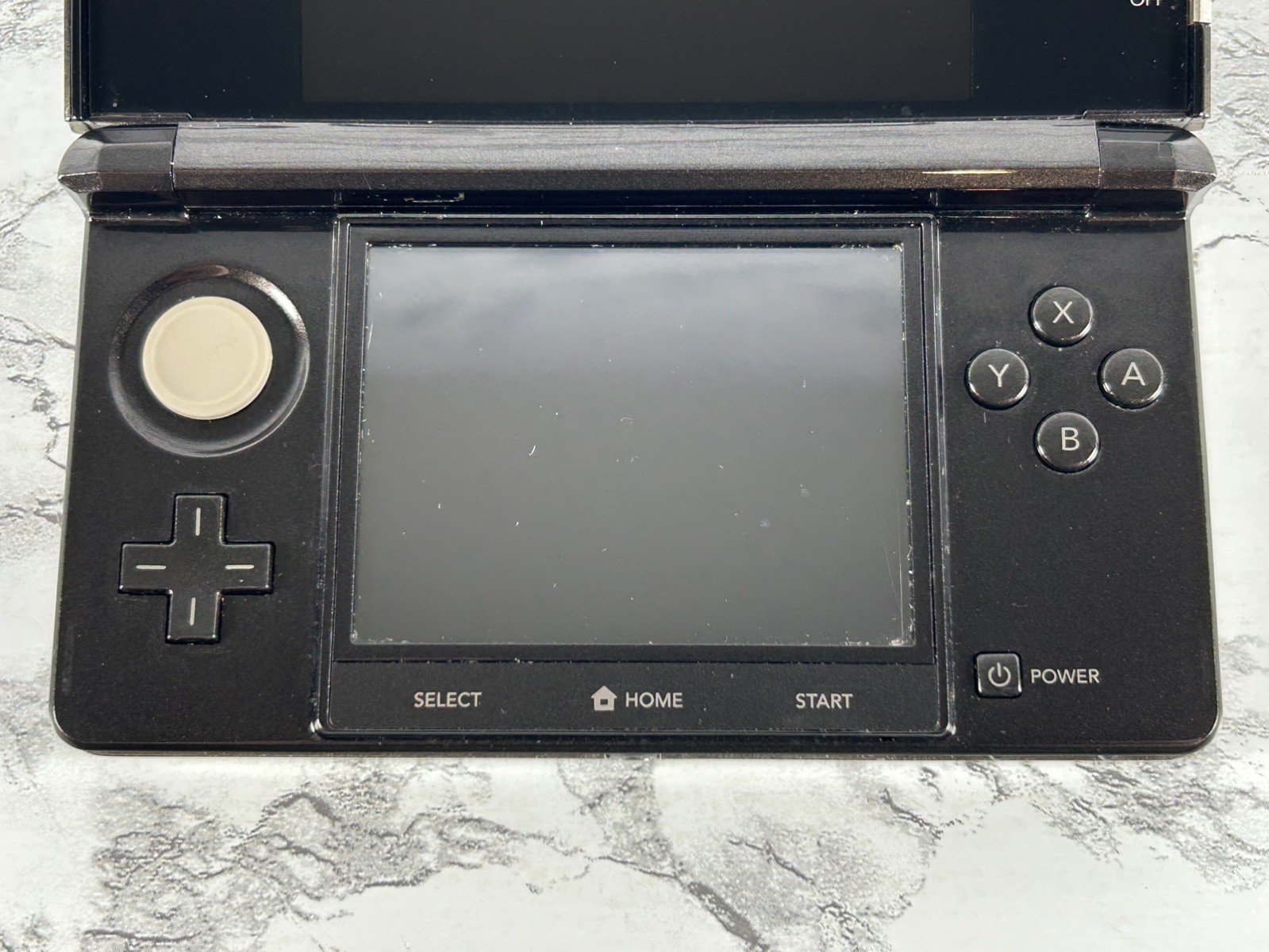 Nintendo 3DS Handheld Game Console CTR-001 Cosmo Black w/ 3 Games NO STYLUS