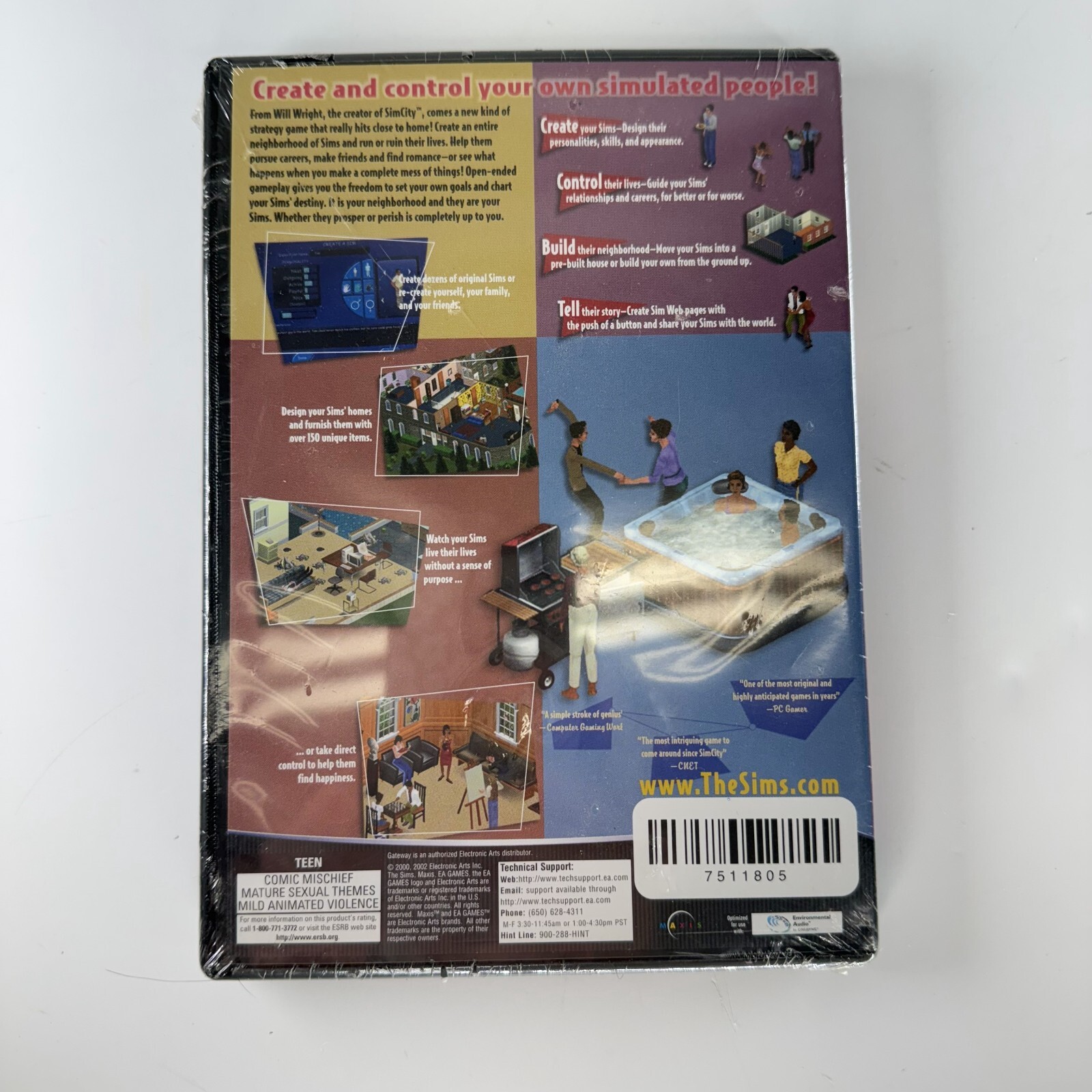 The Sims Series People Simulator Electronic Arts EA Games For Windows PC 2000