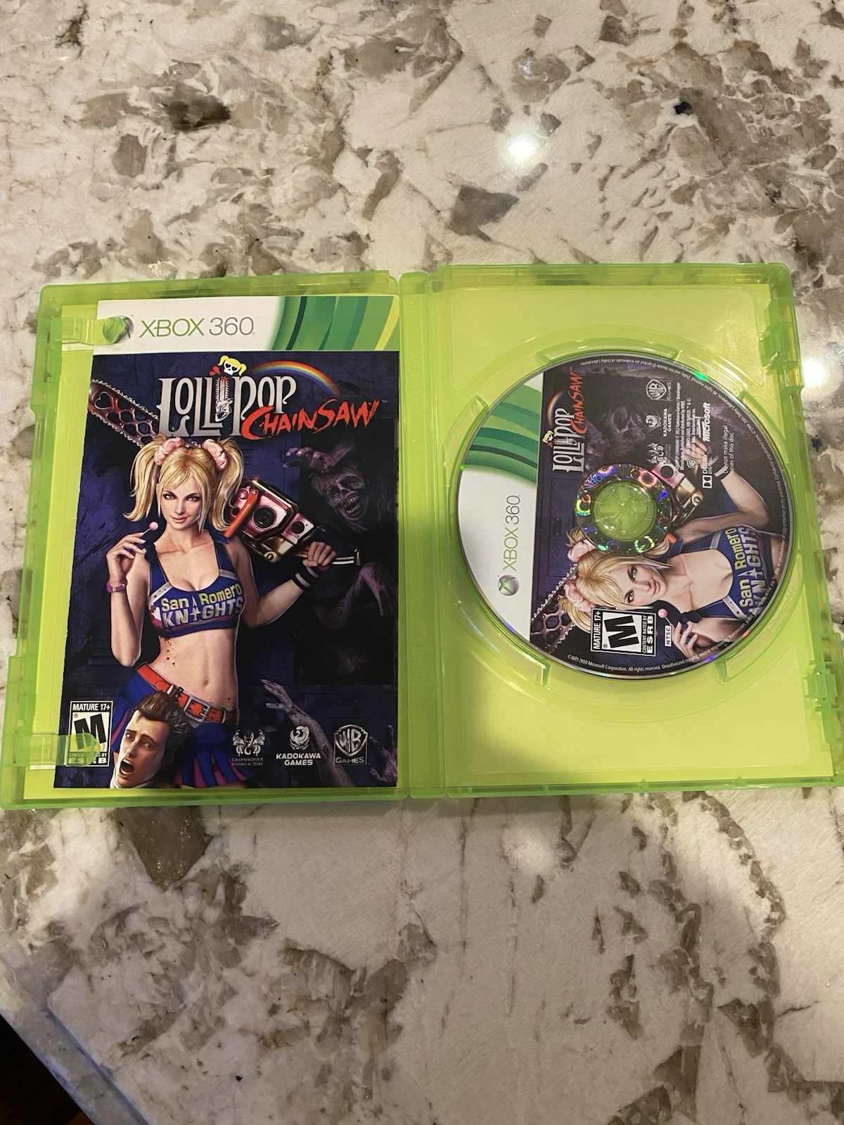 Lollipop Chainsaw (Microsoft Xbox 360, 2012) CIB Tested