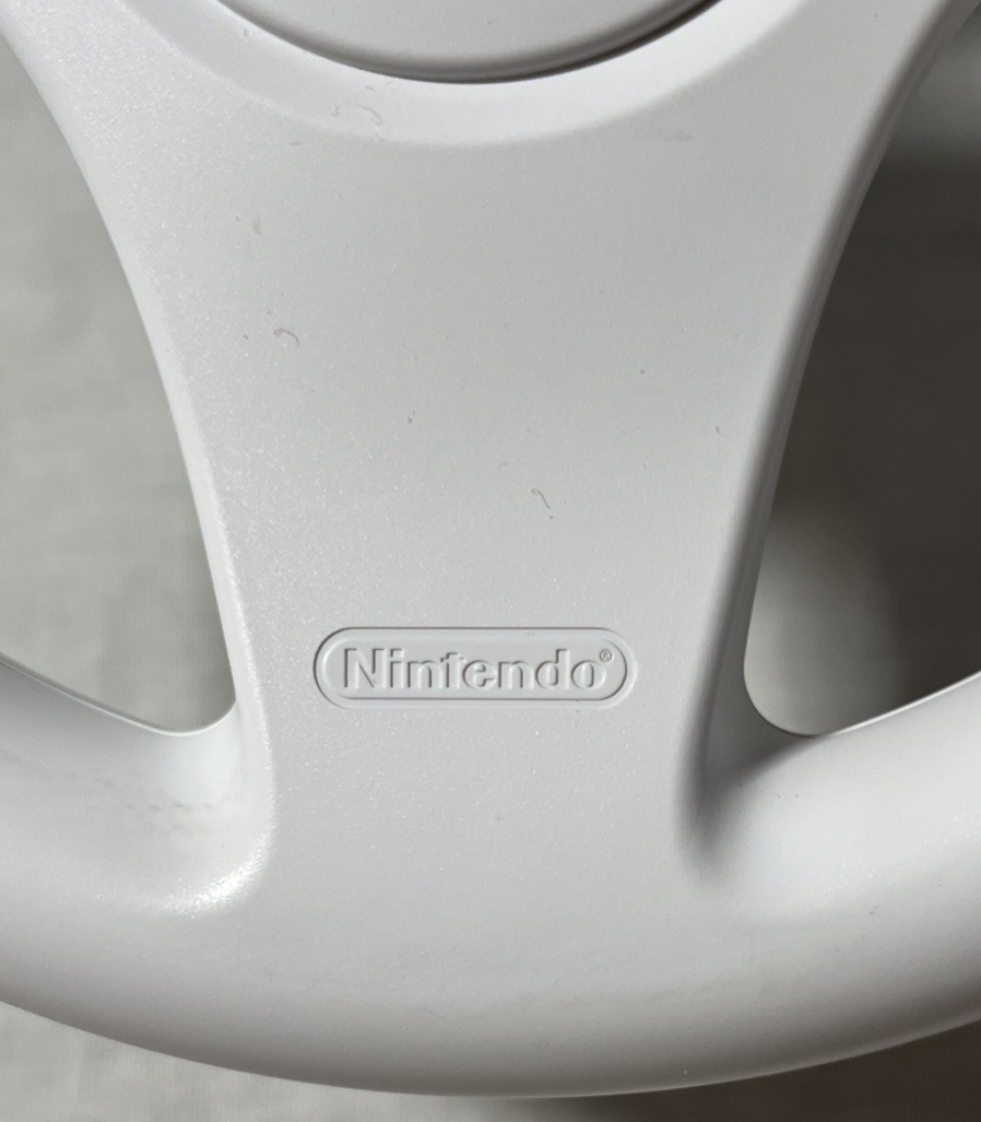 OEM Nintendo Wii White Steering Wheel Controller RVL-024 *FREE SHIPPING*