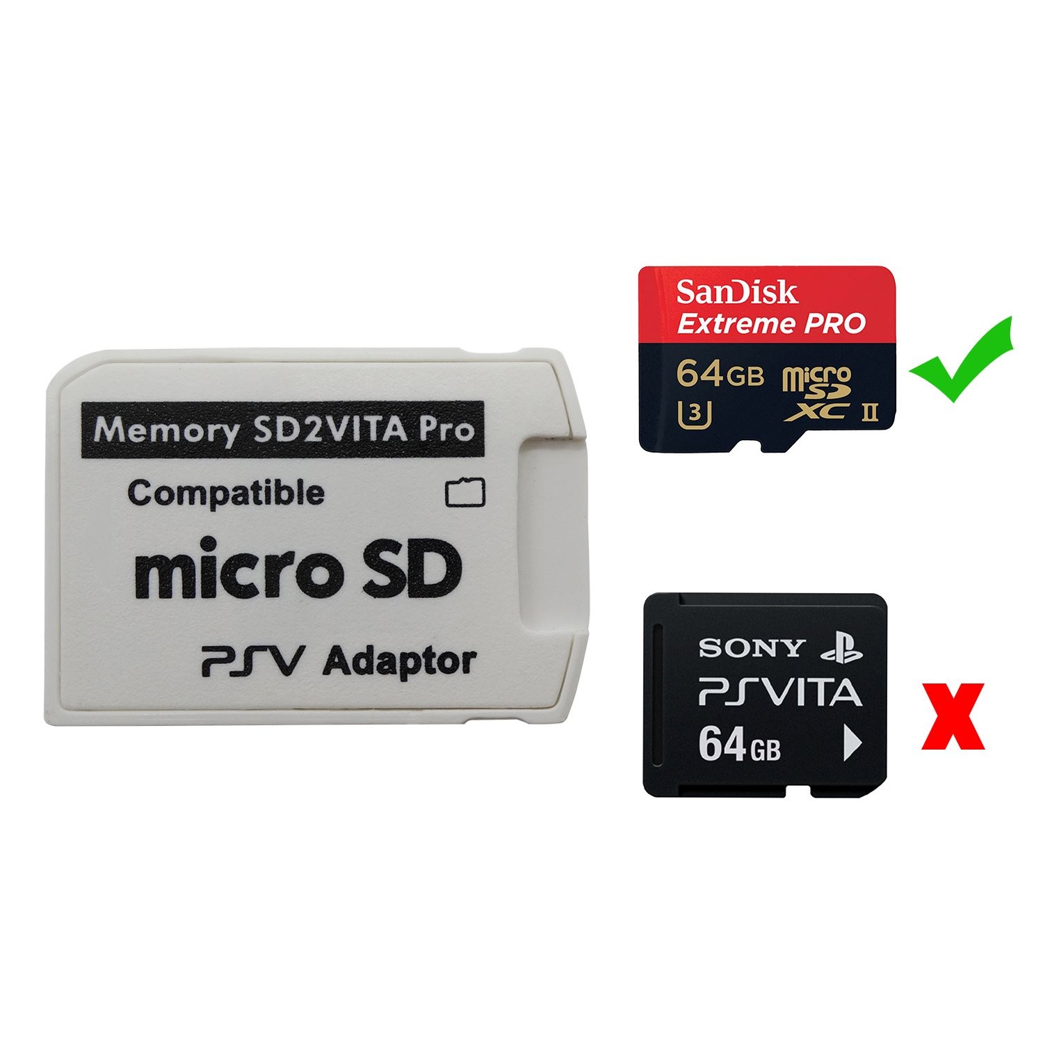 Ultimate Version SD2Vita 5.0 Memory Card Adapter, PS Vita PSVSD Micro SD Adap…