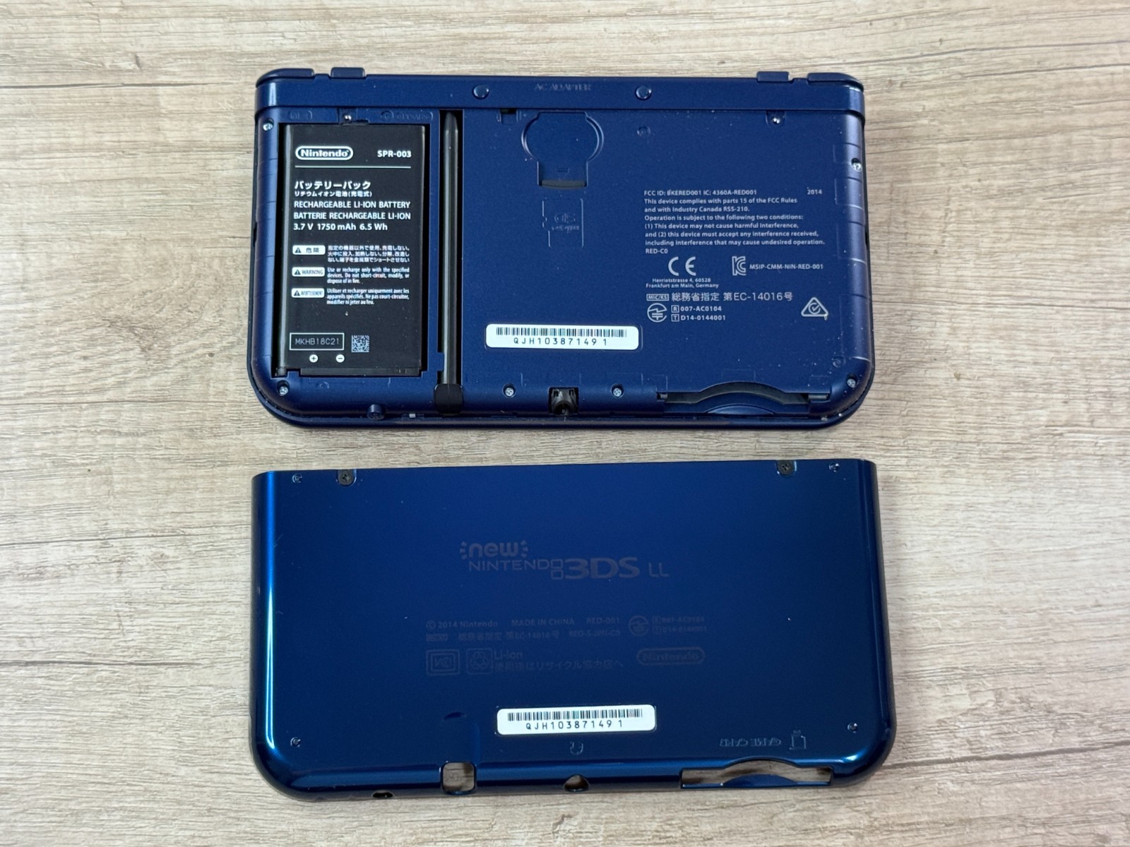 RANK A Nintendo New 3DS XL Metallic Blue Console Tested Japan ver D4228