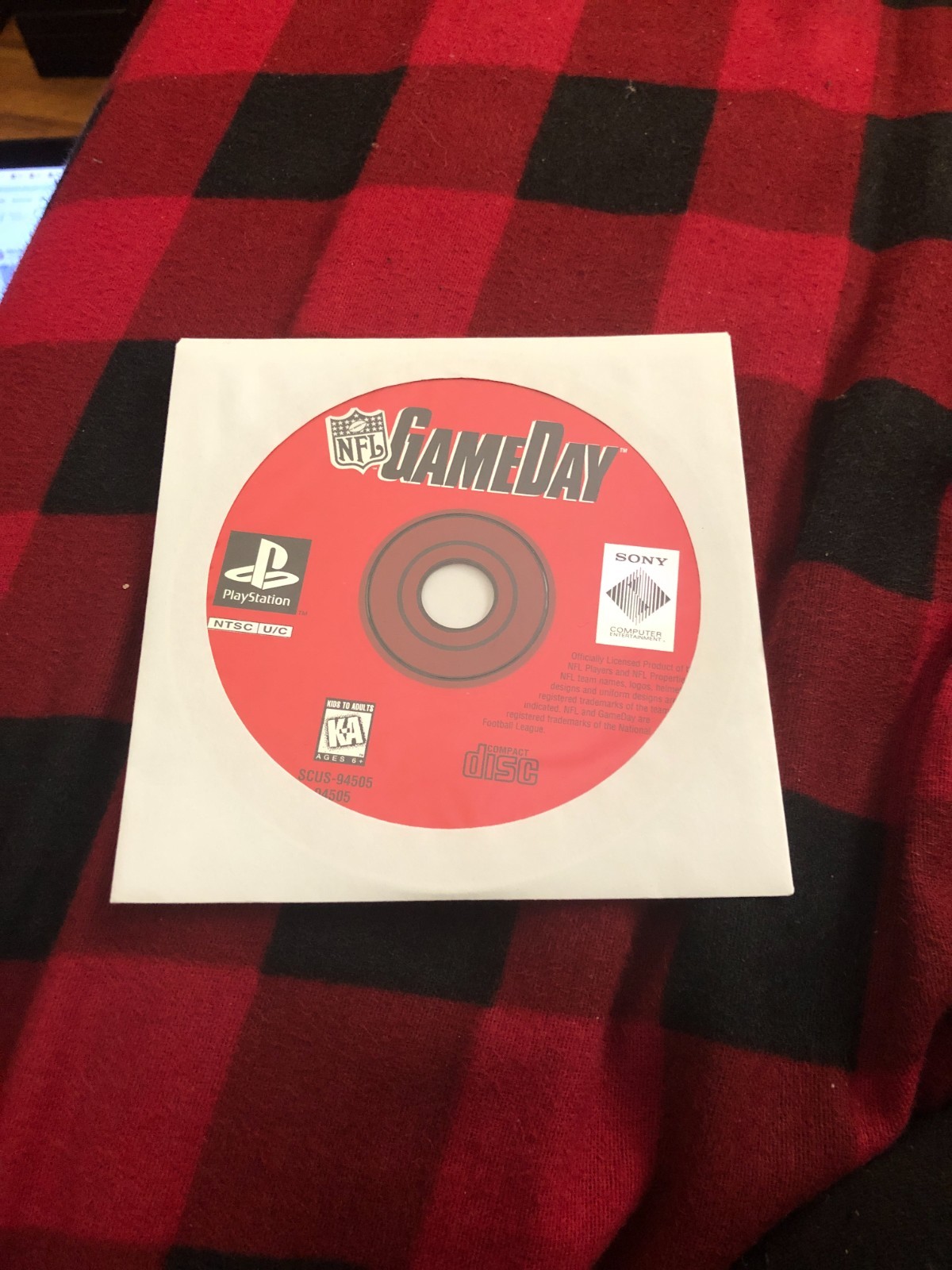 NFL Gameday Sony Playstation 1995 Disc Only Tested Works Great Authentic
