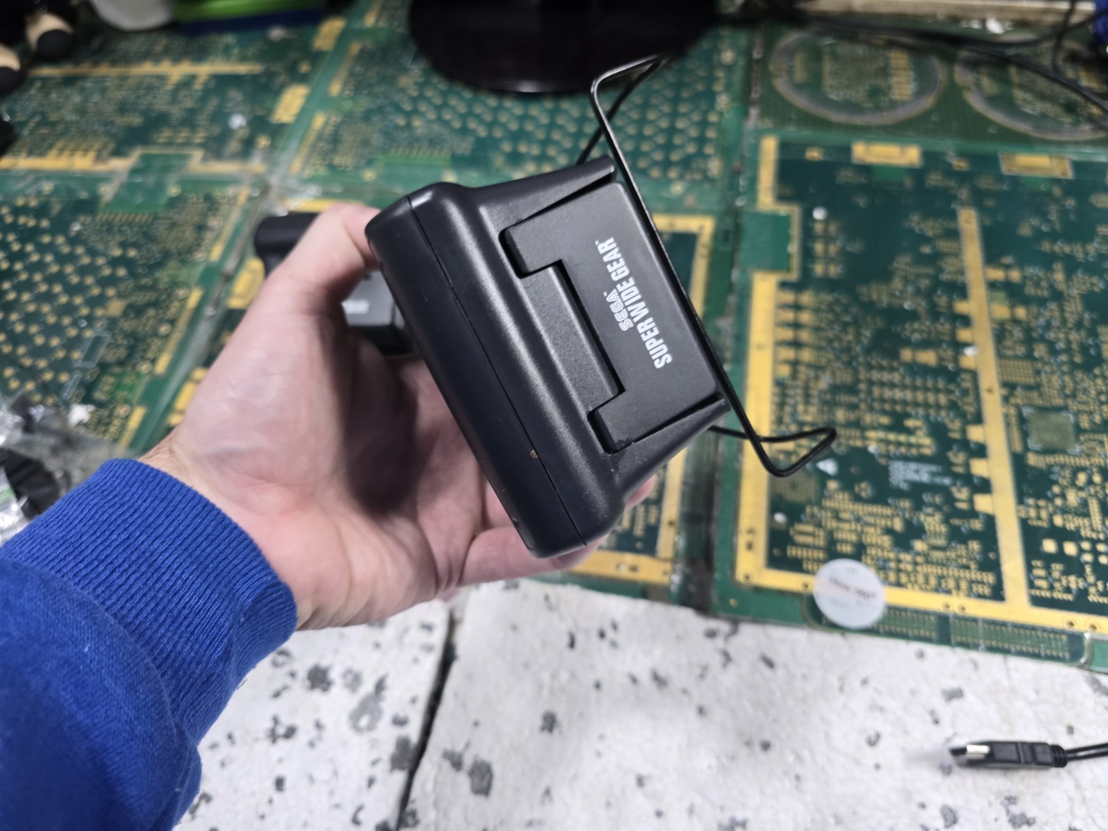 Sega Game Gear EXACT Super Wide Gear Magnifier Attachment x2-Intact w/Scratches