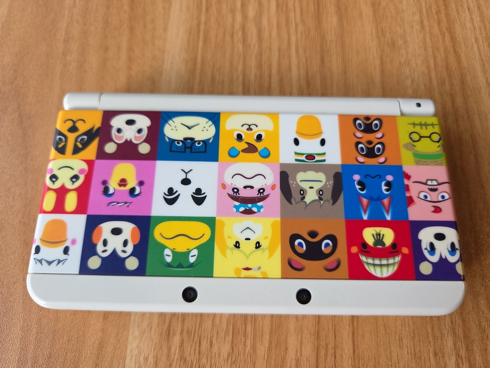 Nintendo New 3DS Animal Crossing Cover Plates White Console Tested Japan Region