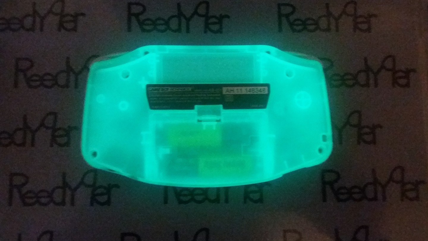 *MINT* Glow in the Dark Nintendo GameBoy Advance Pokemon System GBA Game boy