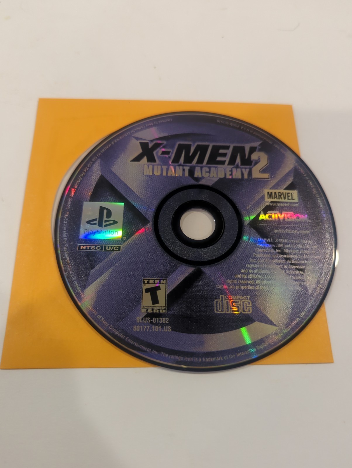 X-Men: Mutant Academy 2 (Sony, PlayStation 1 PS1 2001) Disc Only Tested
