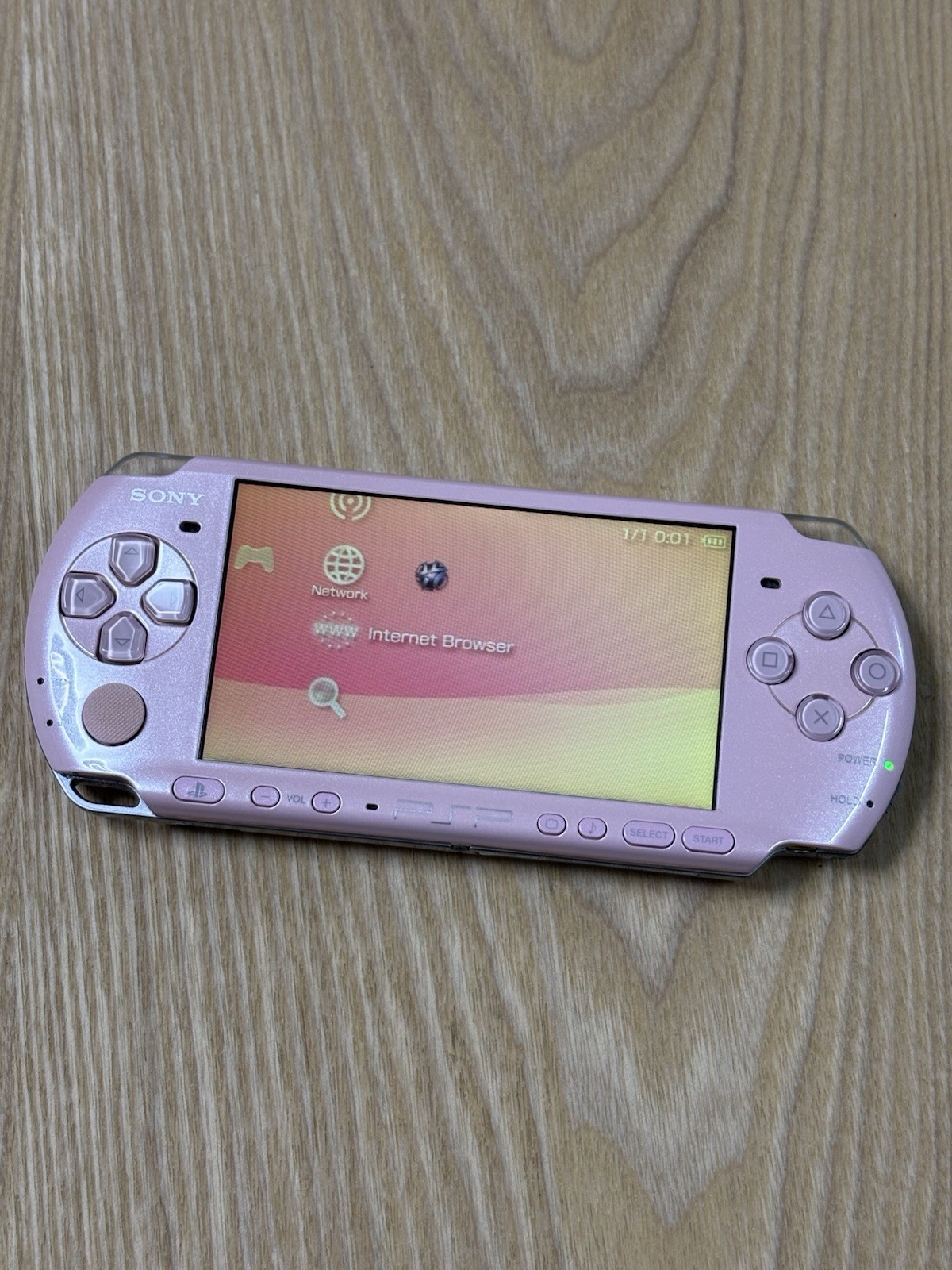 Sony PSP 3000 Blossom Pink Handheld Console PSP-3000 Region Free Tested Japan