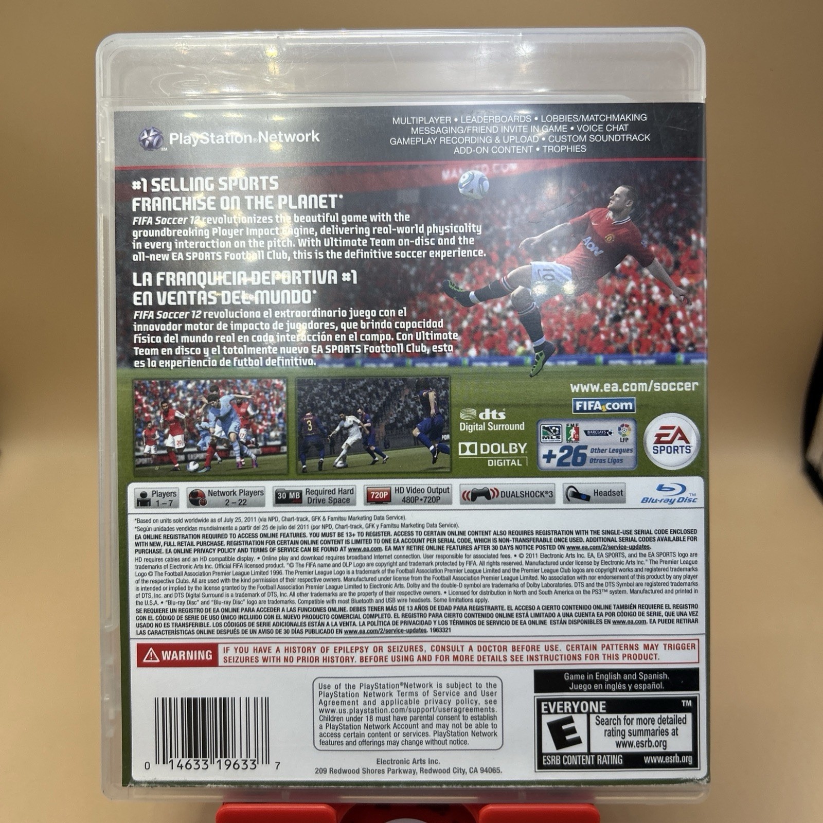 FIFA Soccer 12 Sony PlayStation 3 PS3 – Complete In Box