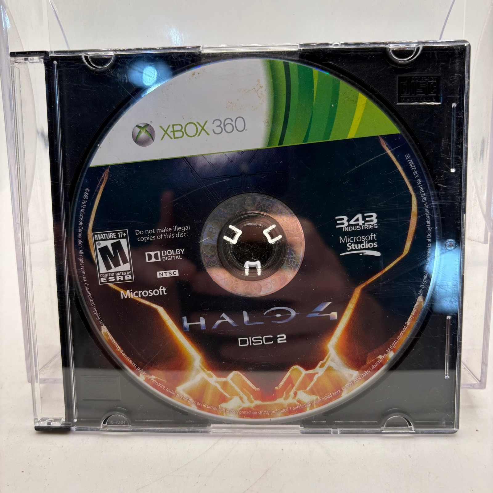 Halo 4 Microsoft Xbox 360 Video Game Disc 2 Only 343 Industries X18-22982-02