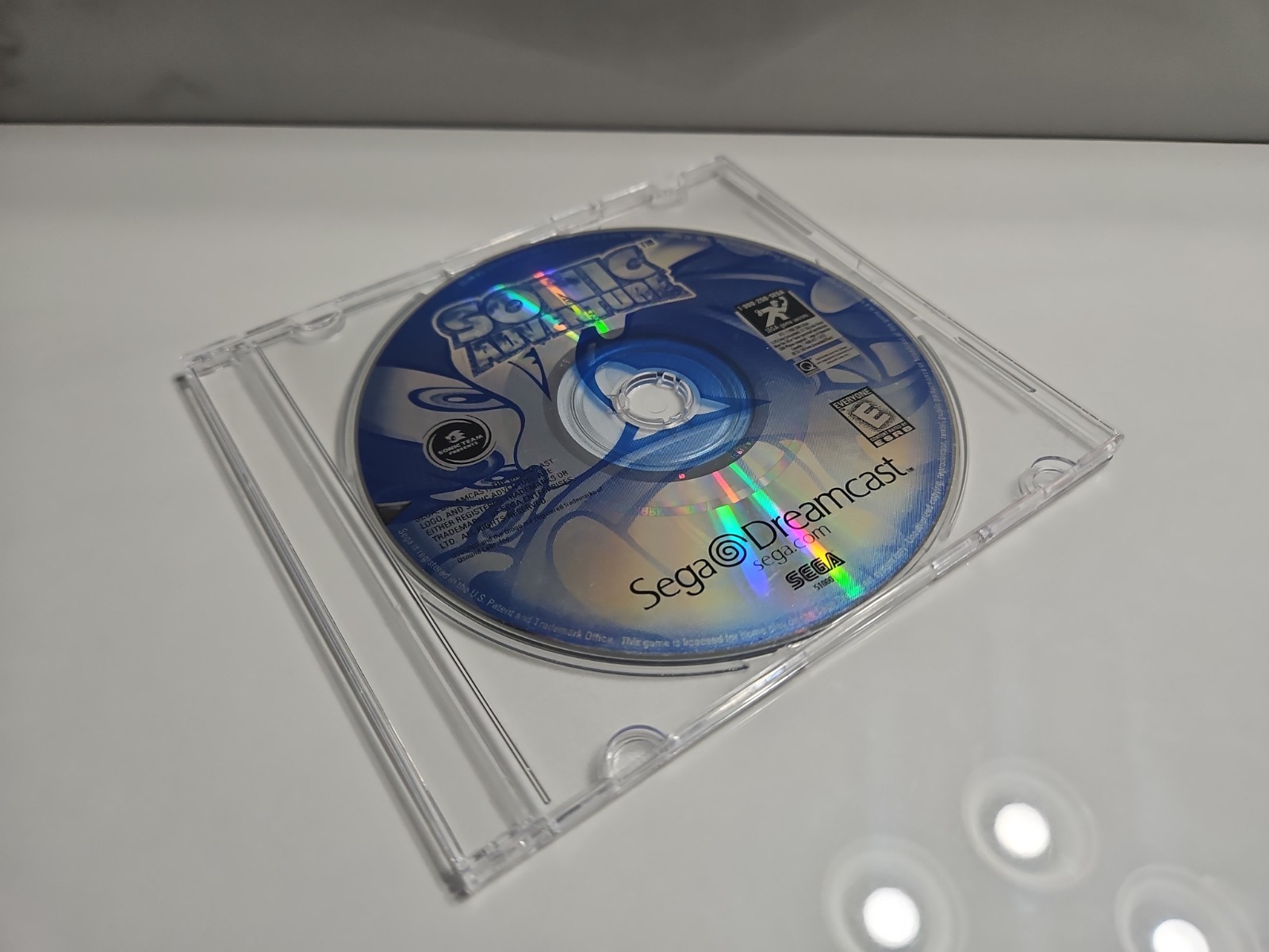Sonic Adventure (Sega Dreamcast, 1998) Disc Only