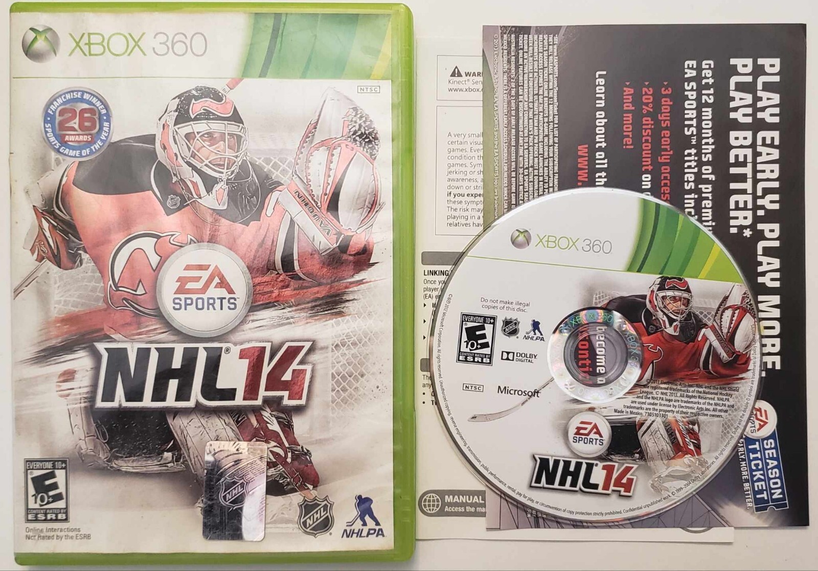 NHL 14 (Microsoft Xbox 360, 2013)