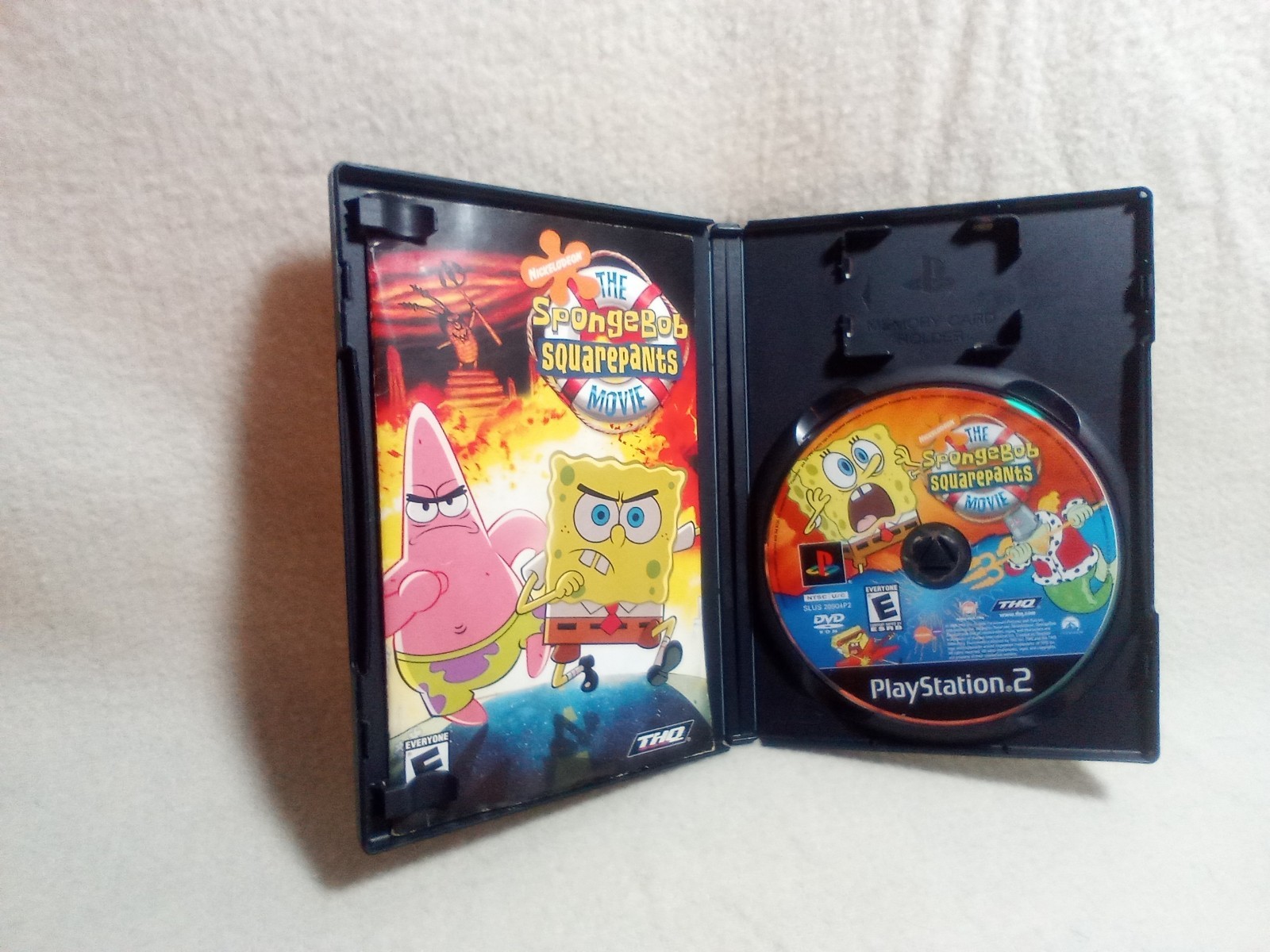 PS2 SpongeBob SquarePants Movie (Sony PlayStation 2, 2004) CIB w/ Manual
