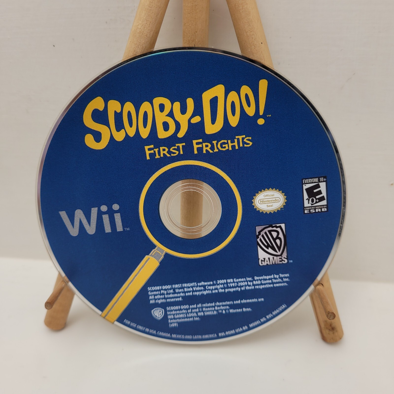 SCOOBY-DOO! FIRST FRIGHTS (Nintendo Wii, 2009) GAME COMPLETE with MANUAL