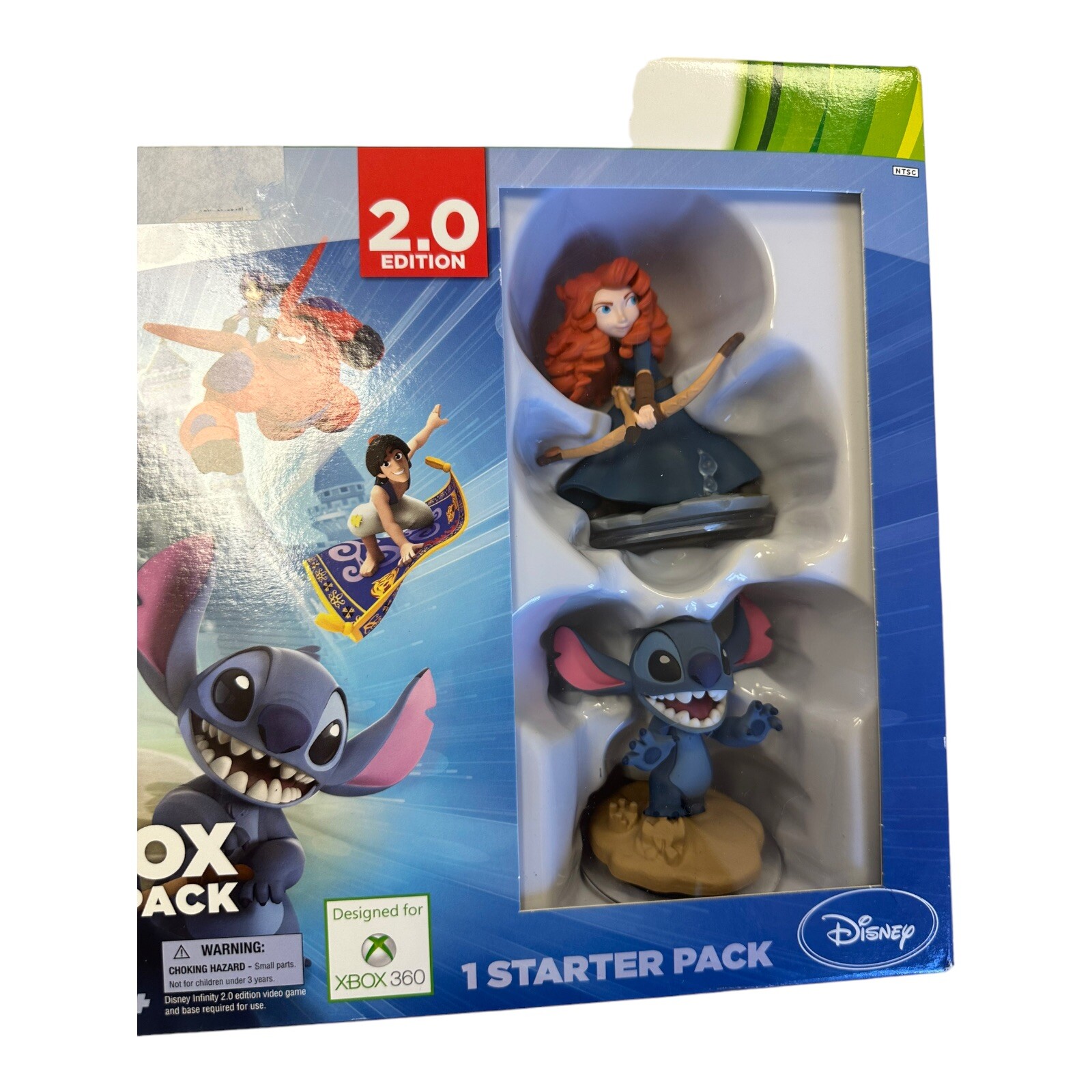 New-Xbox 360 Disney INFINITY -Toy Box Starter Pack 2.0 Edition -Stitch & Merida