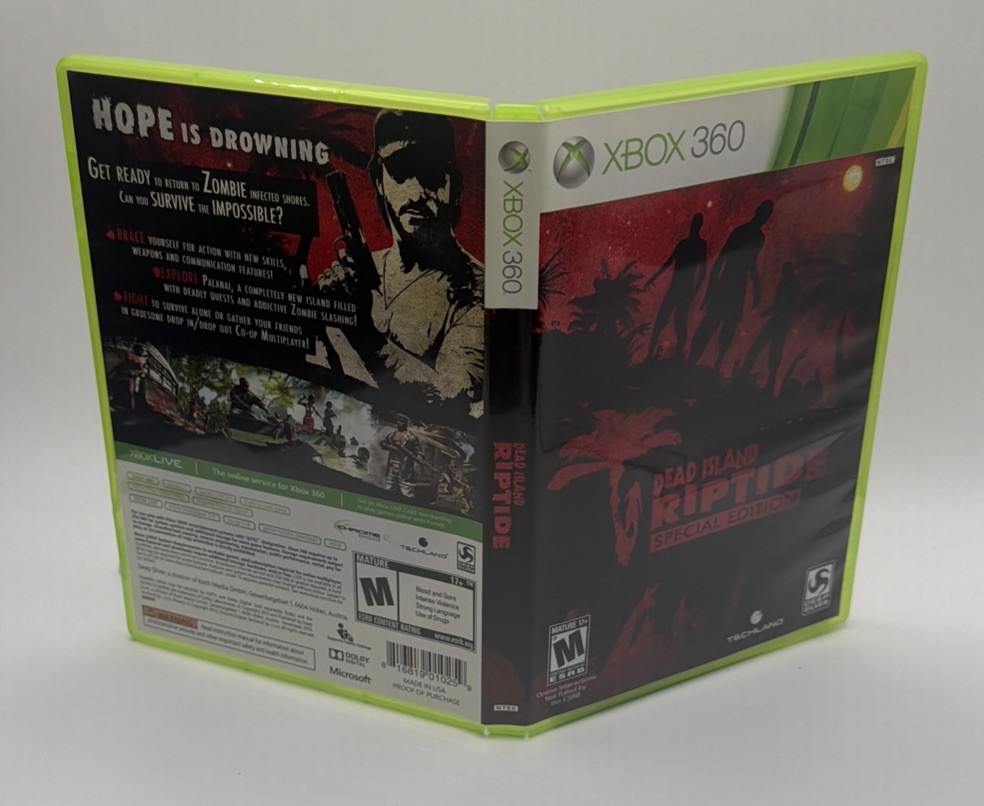 Dead Island: Riptide Special Edition (Xbox 360, 2013) Complete Tested Working