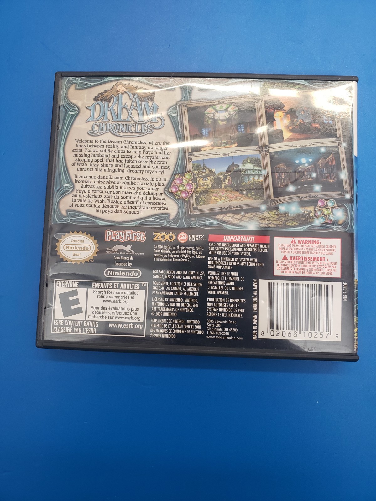 CIB Nintendo DS Dream Chronicles