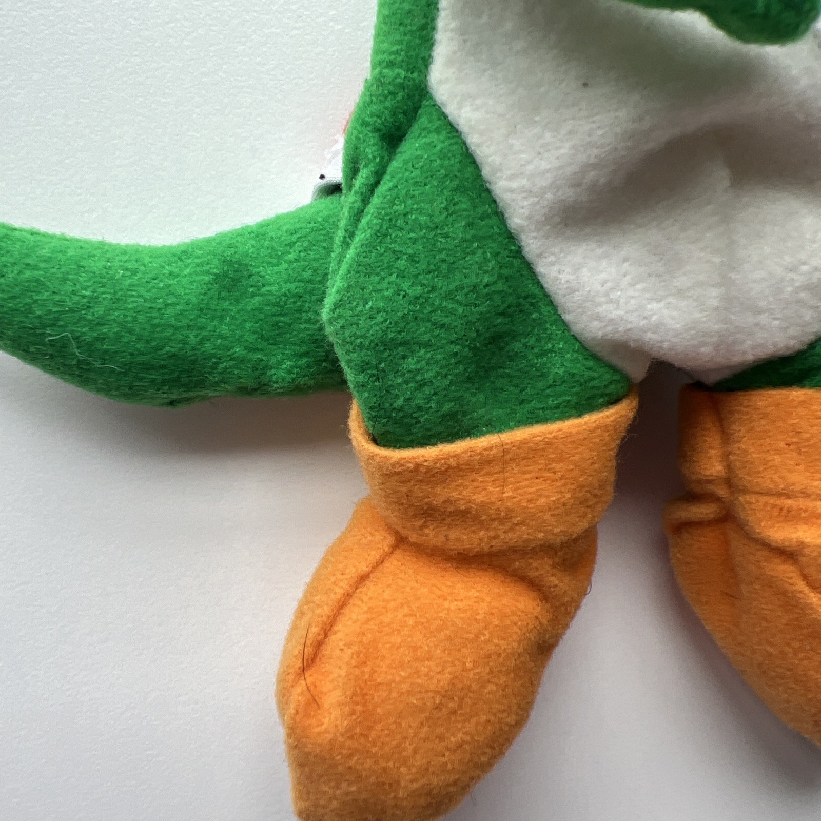 Vintage Nintendo 1997 Yoshi Beanbag Toy BD&A Nintendo 64 Super Mario Yoshi Game