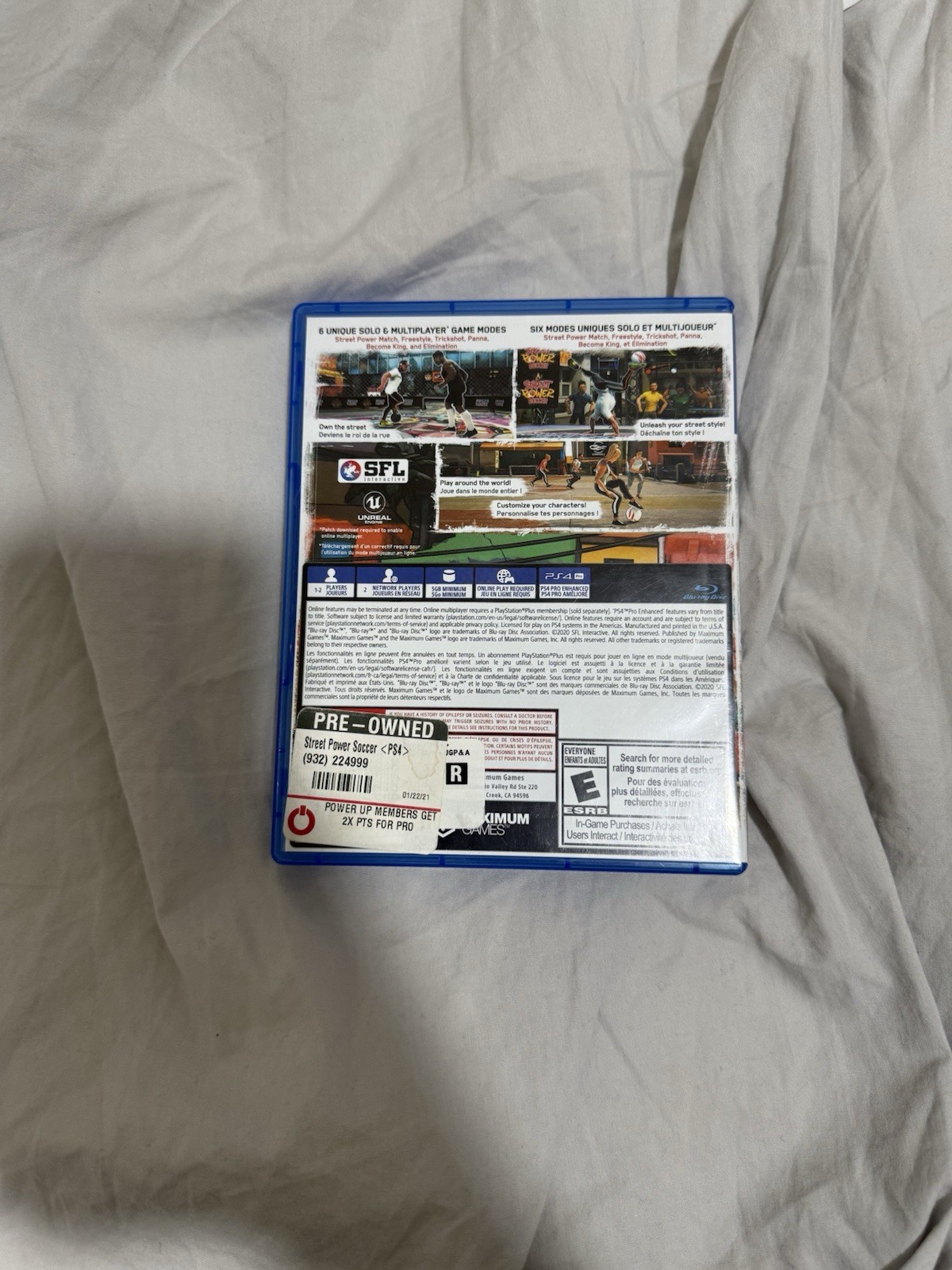 Maximum Games Street Power Soccer PS4 NTSC-U/C E Multiplayer