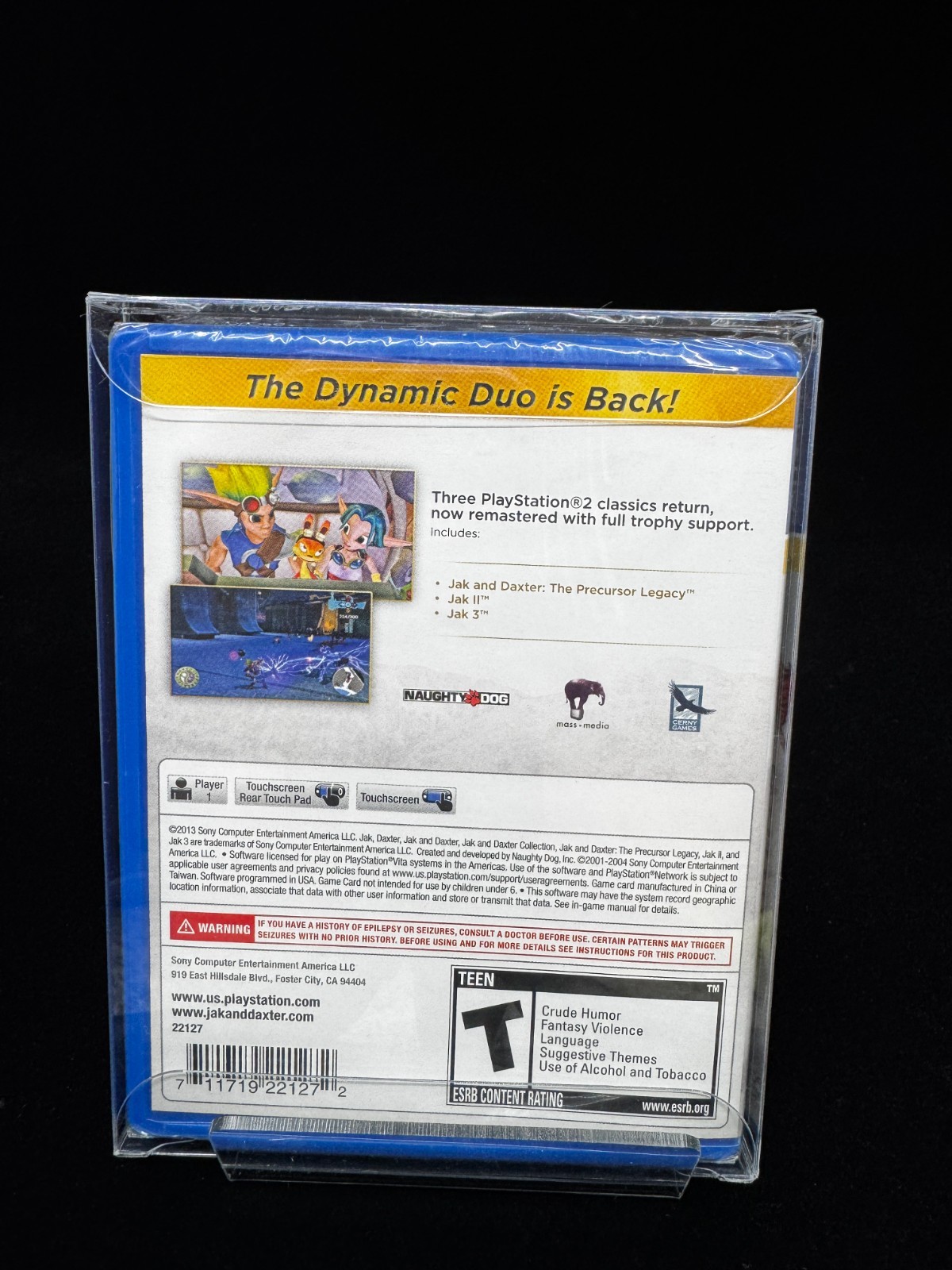 Jak & Daxter Collection- PS Vita- New & Sealed with Small Tear