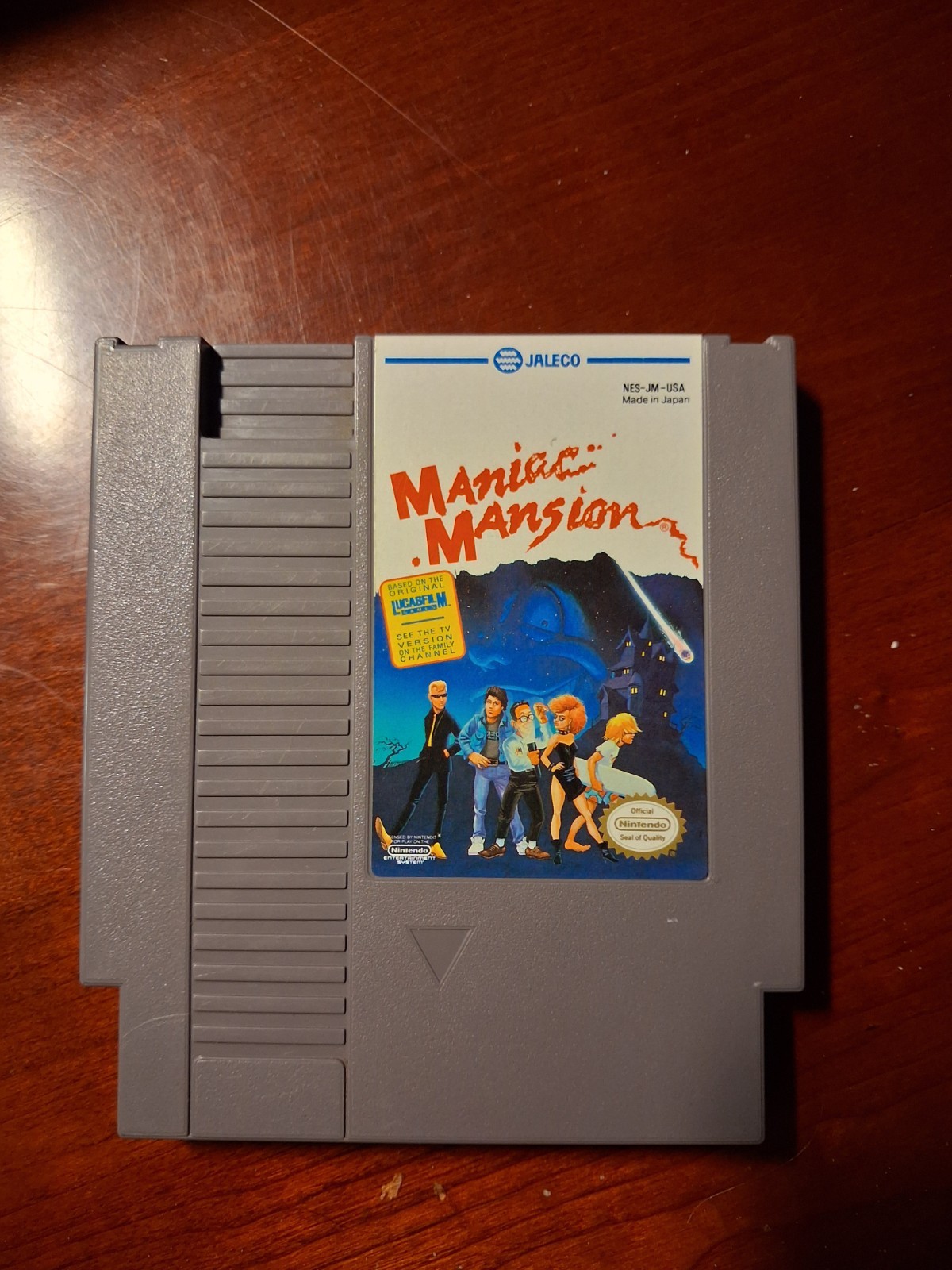 Maniac Mansion Nintendo NES Original Authentic Genuine Game!