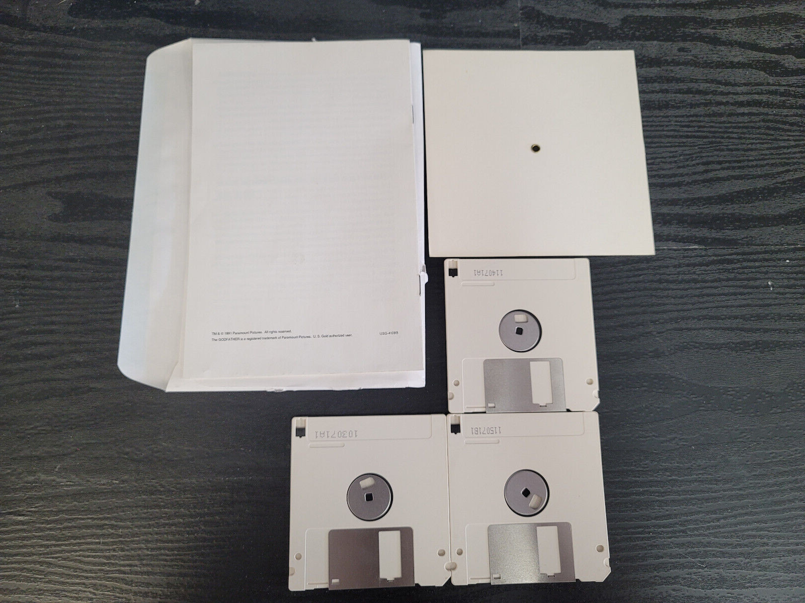 The Godfather PC Computer Big Box Complete In Box CIB Great Condition IBM 3.5″