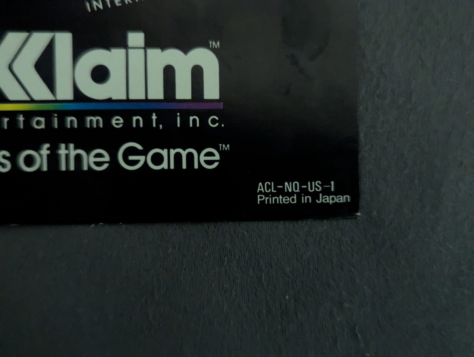 1989 Narc Fold Out Poster Insert NES Nintendo Acclaim
