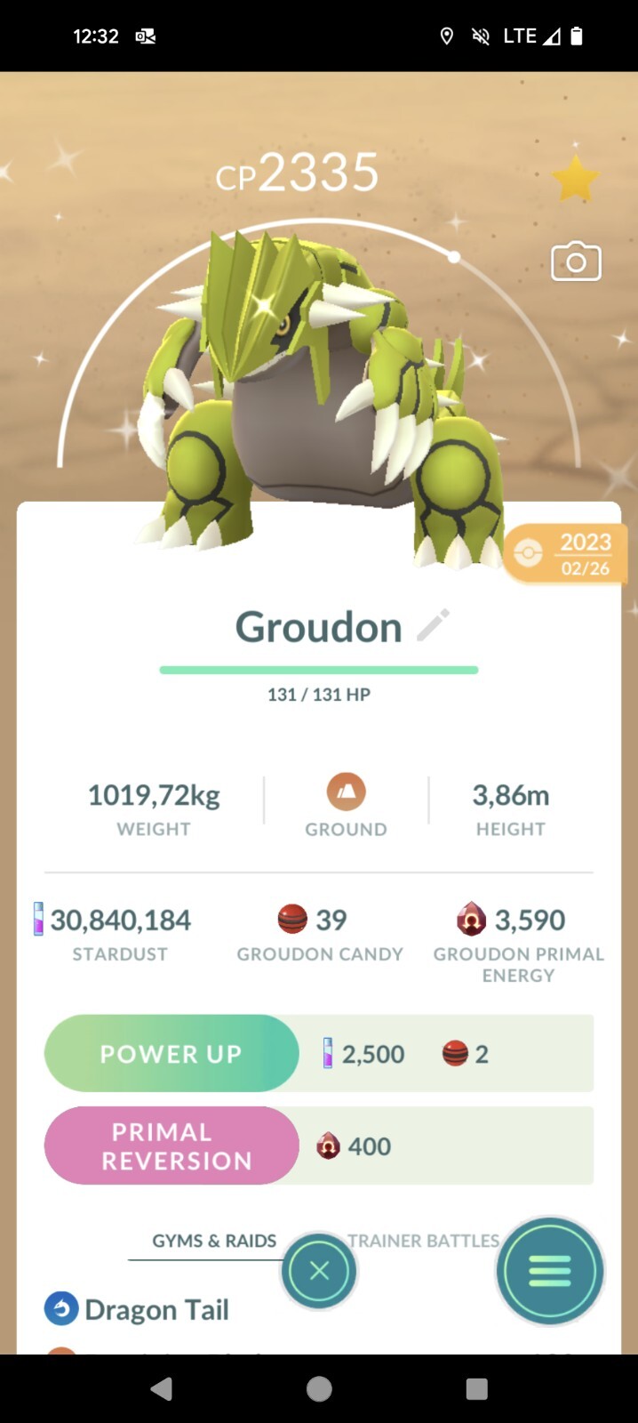 Groudon Shiny 30 Days Trade Or Registered Trade