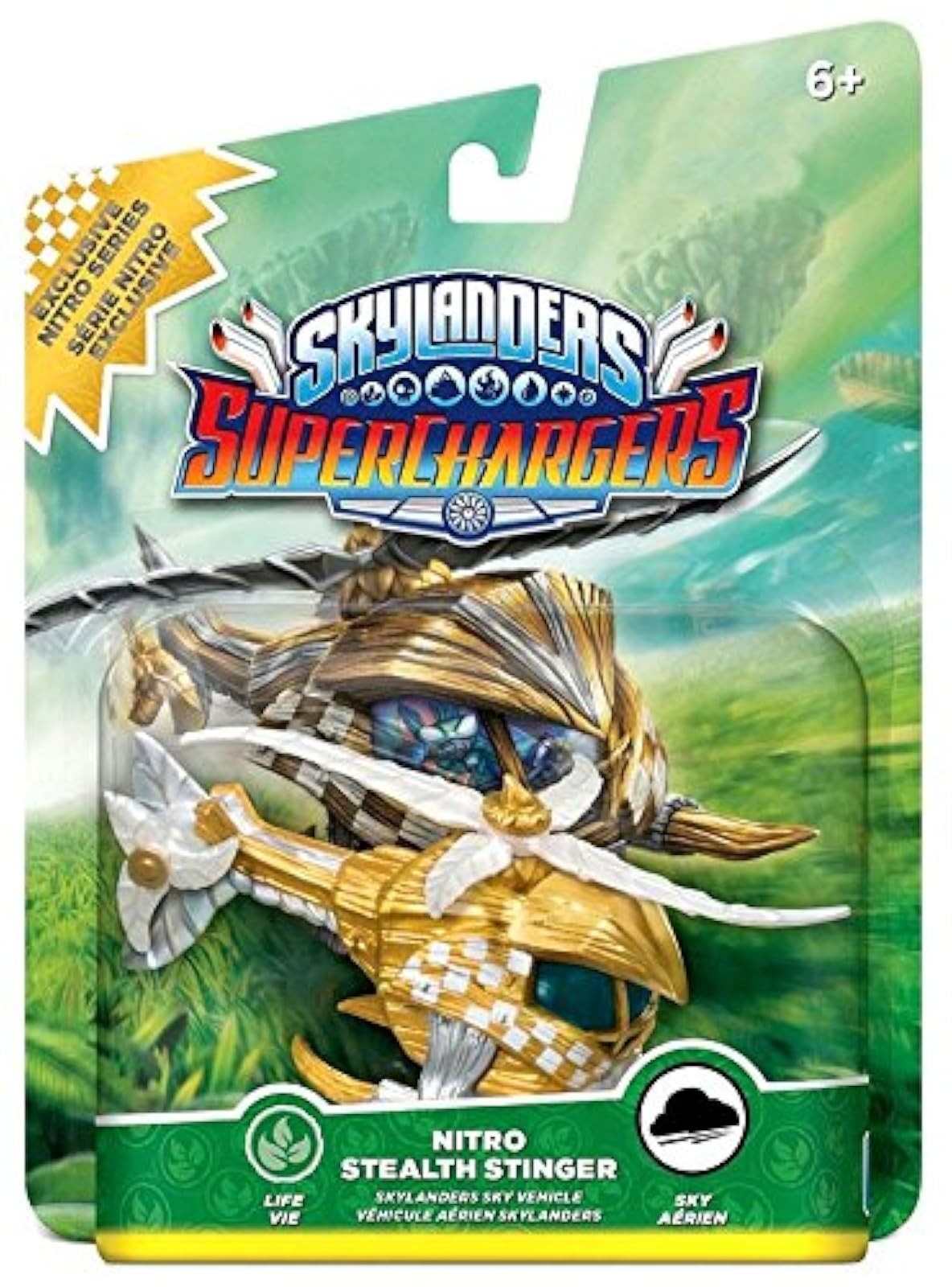 Nitro Stealth Stinger: Skylanders Superchargers Vehicle Figure Character 2E