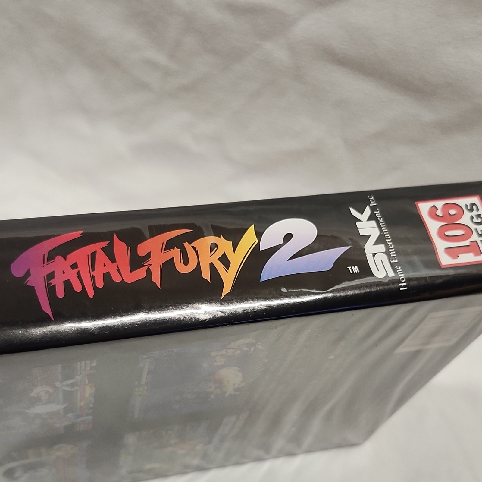 Near Mint – Fatal Fury 2 -DOG TAG – SNK Neo Geo AES – CIB Complete US Authentic