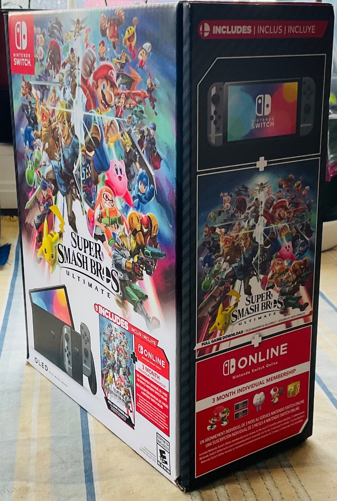 Nintendo Switch OLED Super Smash Bros. Ultimate Bundle with 1.5TB MicroSDXC Card