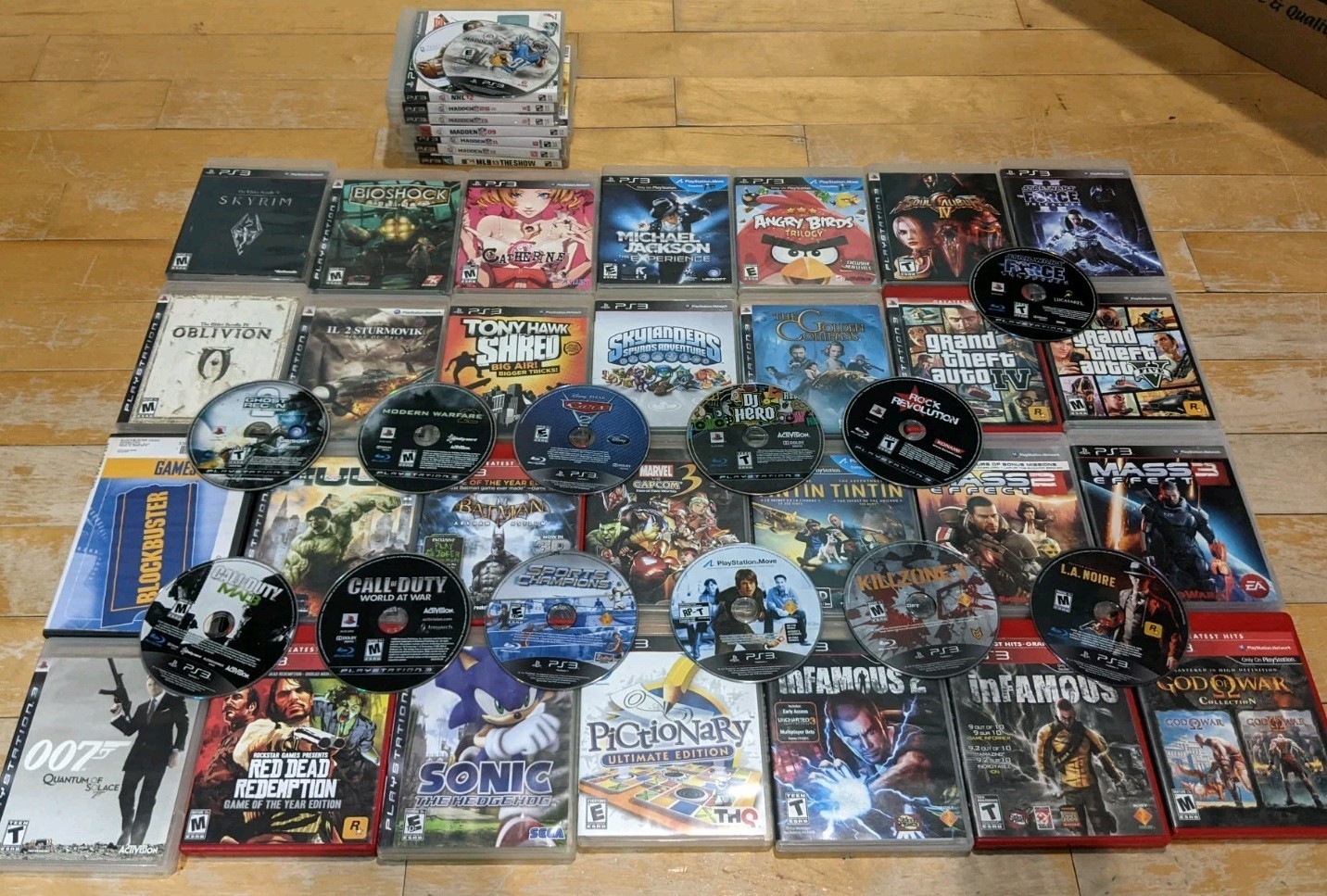 Lot of 49 Sony PlayStation 3 PS3 Games – Popular Titles – Most CIB