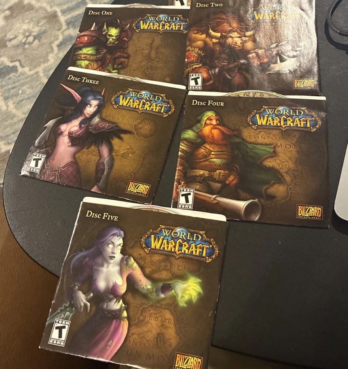 World of Warcraft PC Game Original Box Manual, Blizzard, 2004