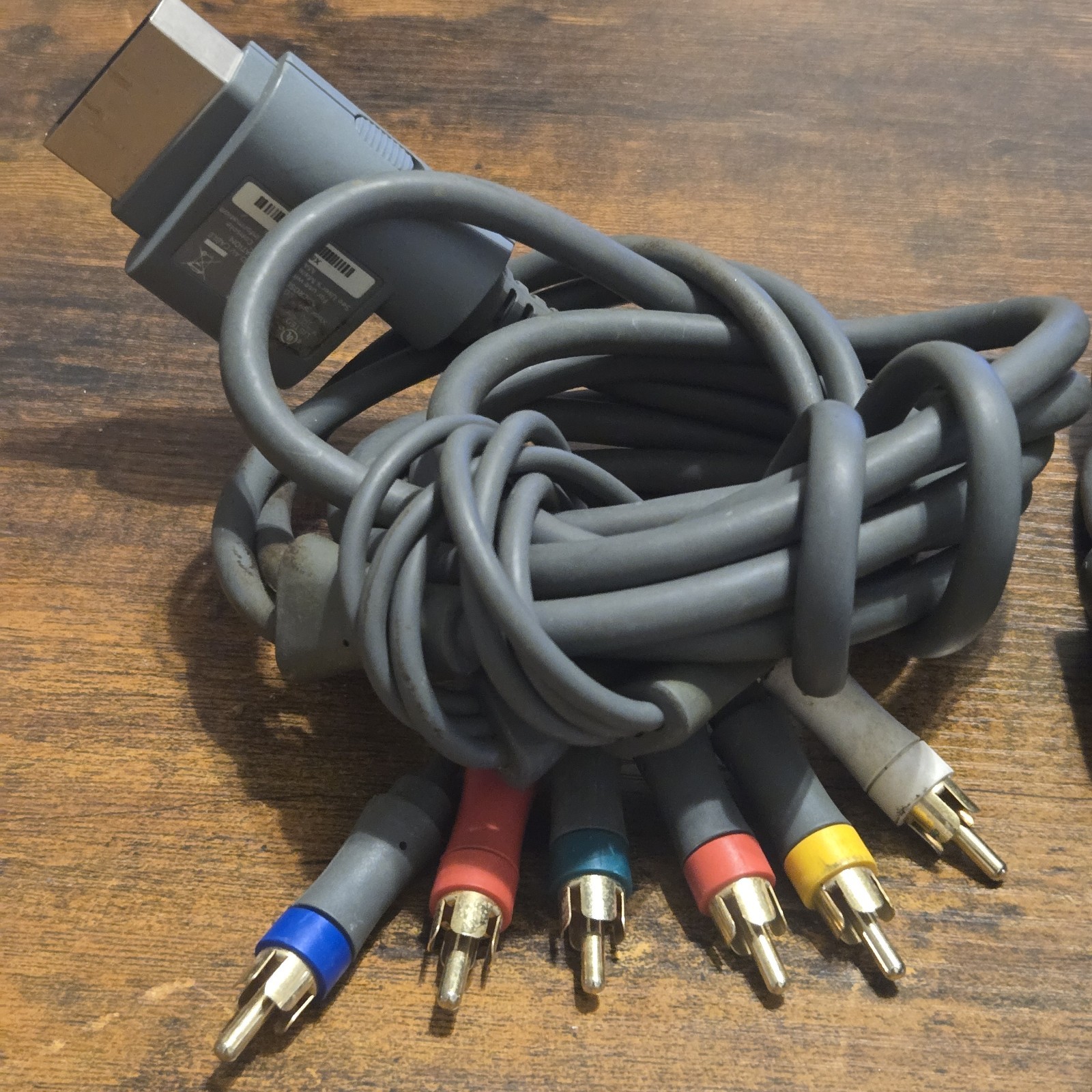 OEM Microsoft Xbox 360 Power Supply + Component AV Cable Bundle – Tested Working