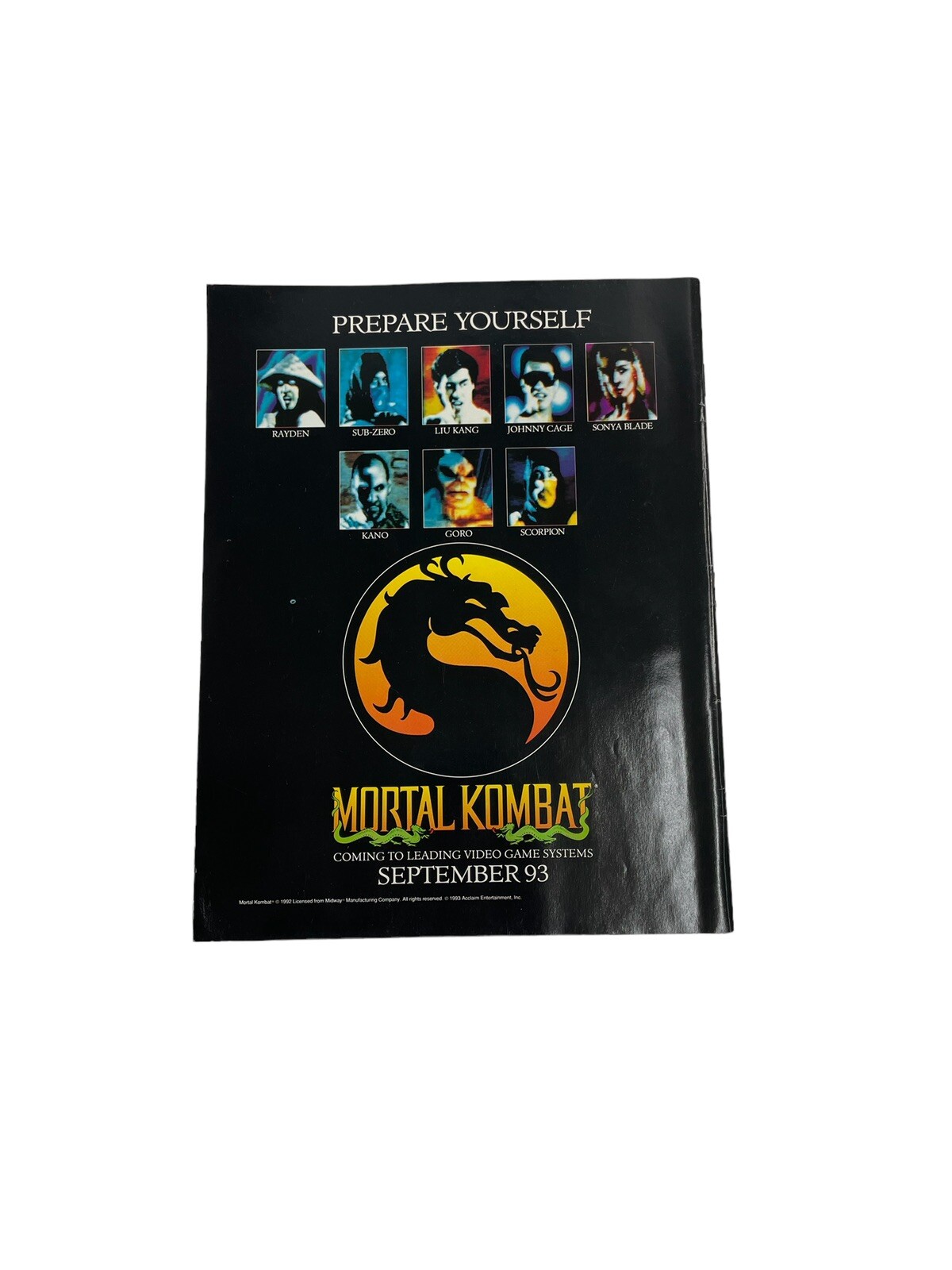 Super NES Buyer’s Guide Magazine Volume 3 Number 5 Jurassic Park/Mortal Combat
